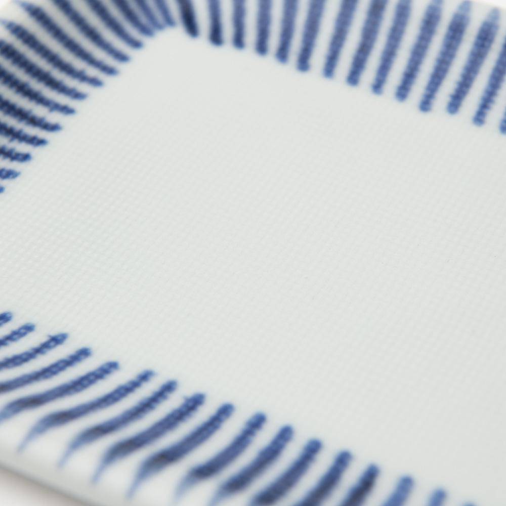 Baizan Kiln TOKUSA Tobe Rectangle Plate 10in - MUSUBI KILN - Quality Japanese Tableware and Gift
