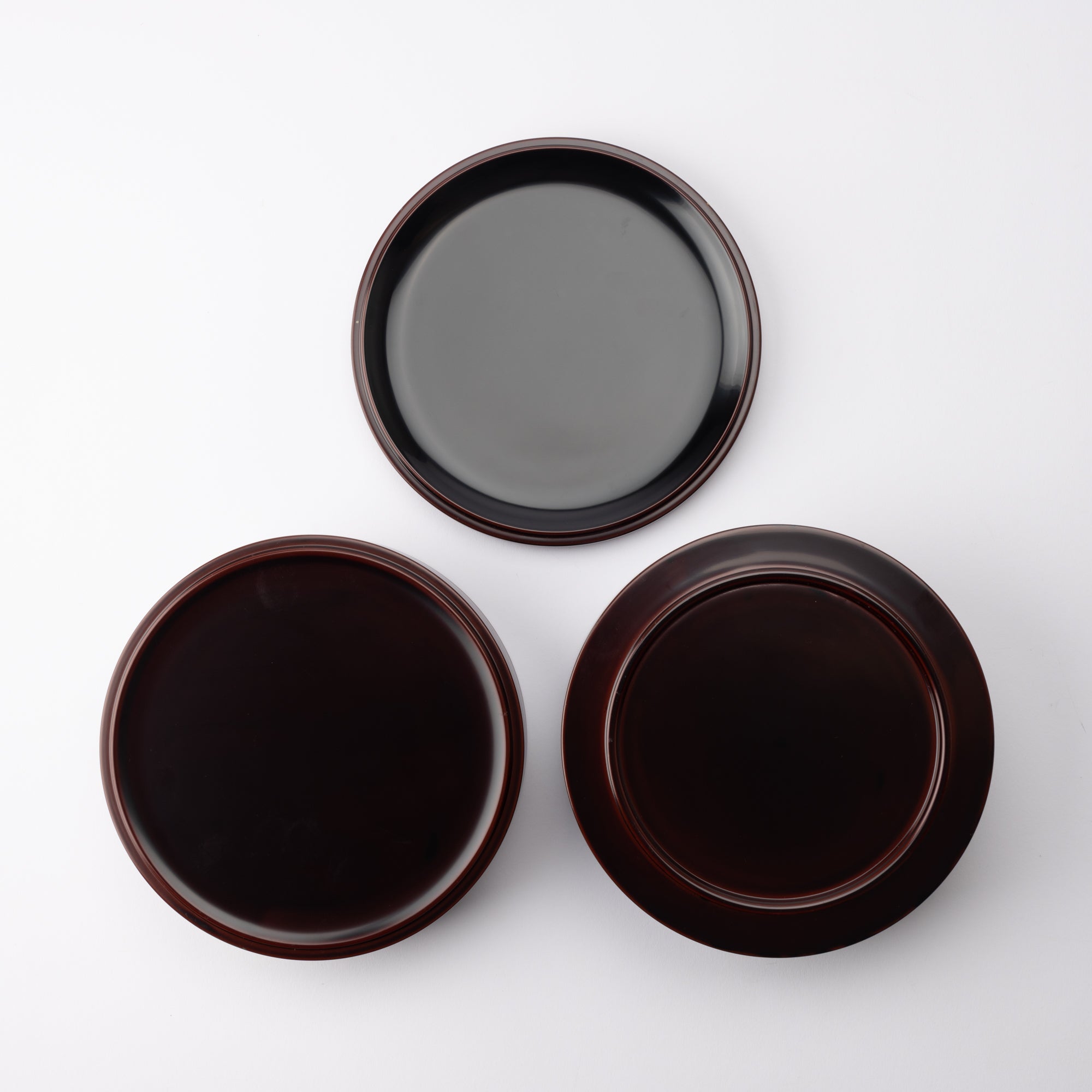Bamboo Grass Maki - e Yamanaka Lacquerware Two Tiers Round Jubako Bento Box - MUSUBI KILN - Quality Japanese Tableware and Gift