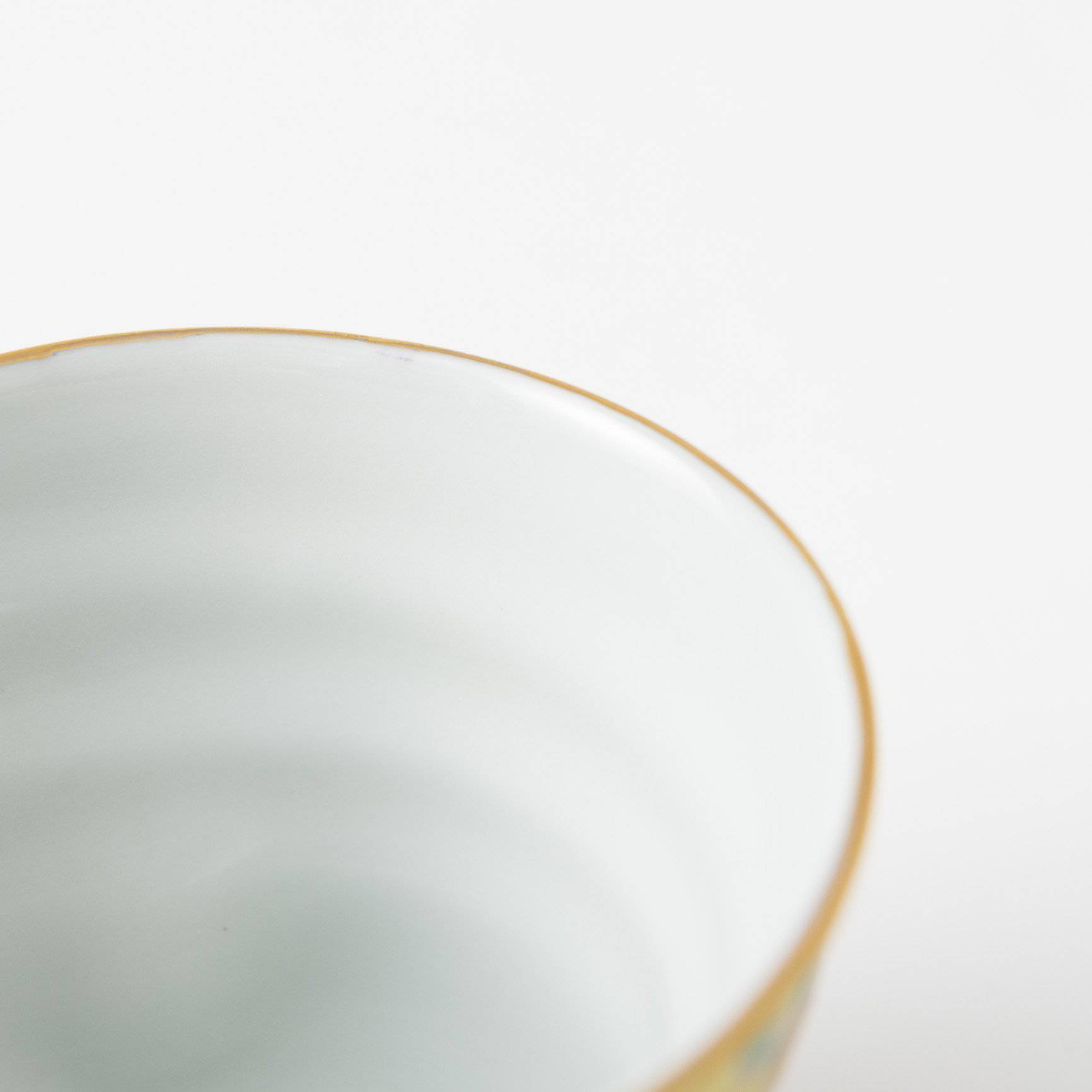 Bizan Kiln Black Cat Kutani Teacup - MUSUBI KILN - Quality Japanese Tableware and Gift