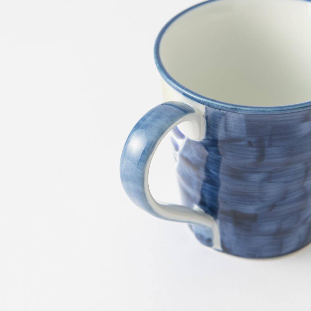 Bizan Kiln Hokusai Wave Kutani Mug - MUSUBI KILN - Quality Japanese Tableware and Gift