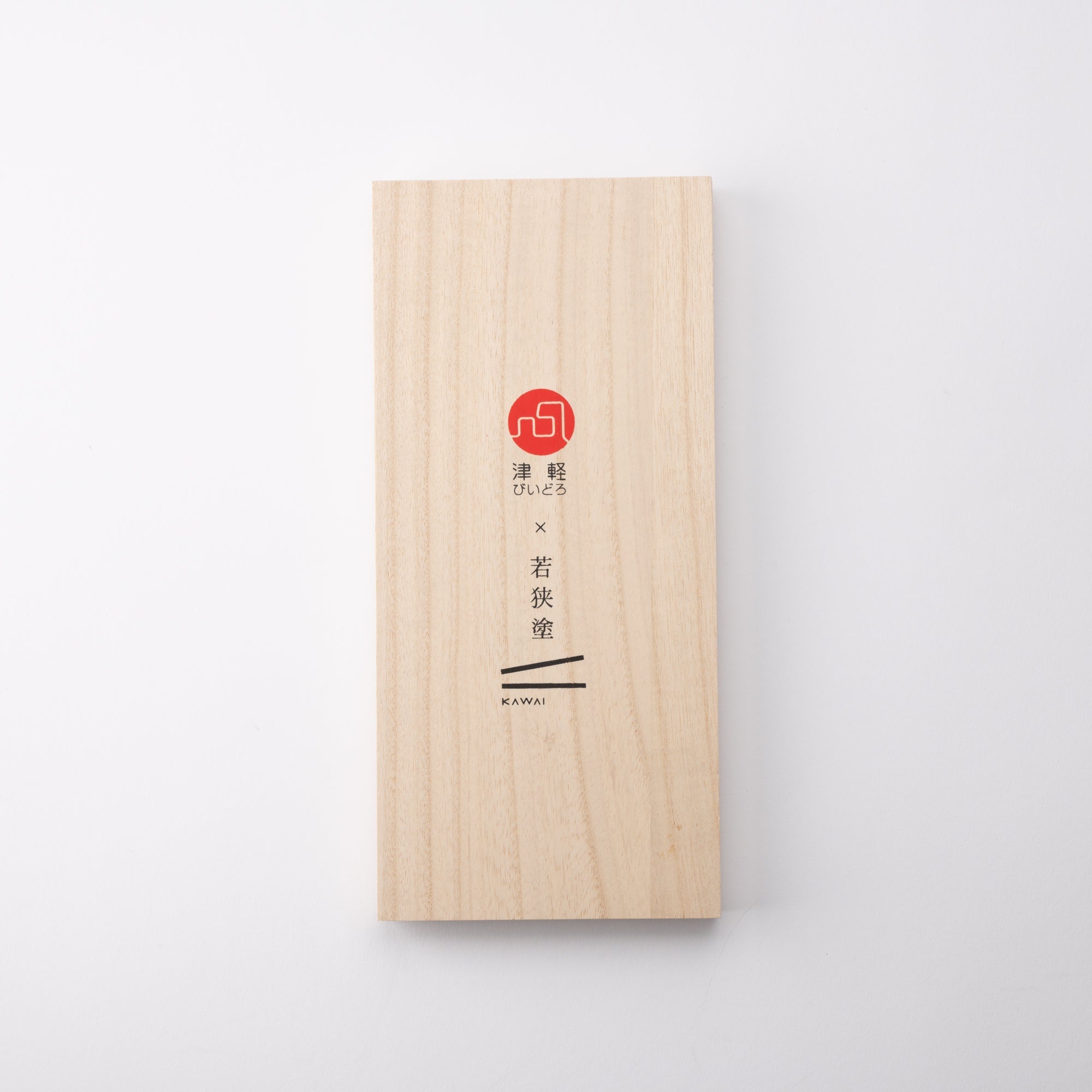 Cherry Blossoms Wakasa Lacquerware Chopsticks 23 cm (9 in) / 21 cm (8.3 in) and Apple Chopstick Rests (Set of Two) - MUSUBI KILN - Quality Japanese Tableware and Gift