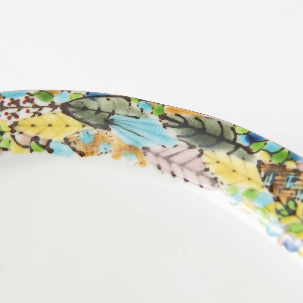 Chie Sakurai Hamorebi Kutani Oval Plate - MUSUBI KILN - Quality Japanese Tableware and Gift