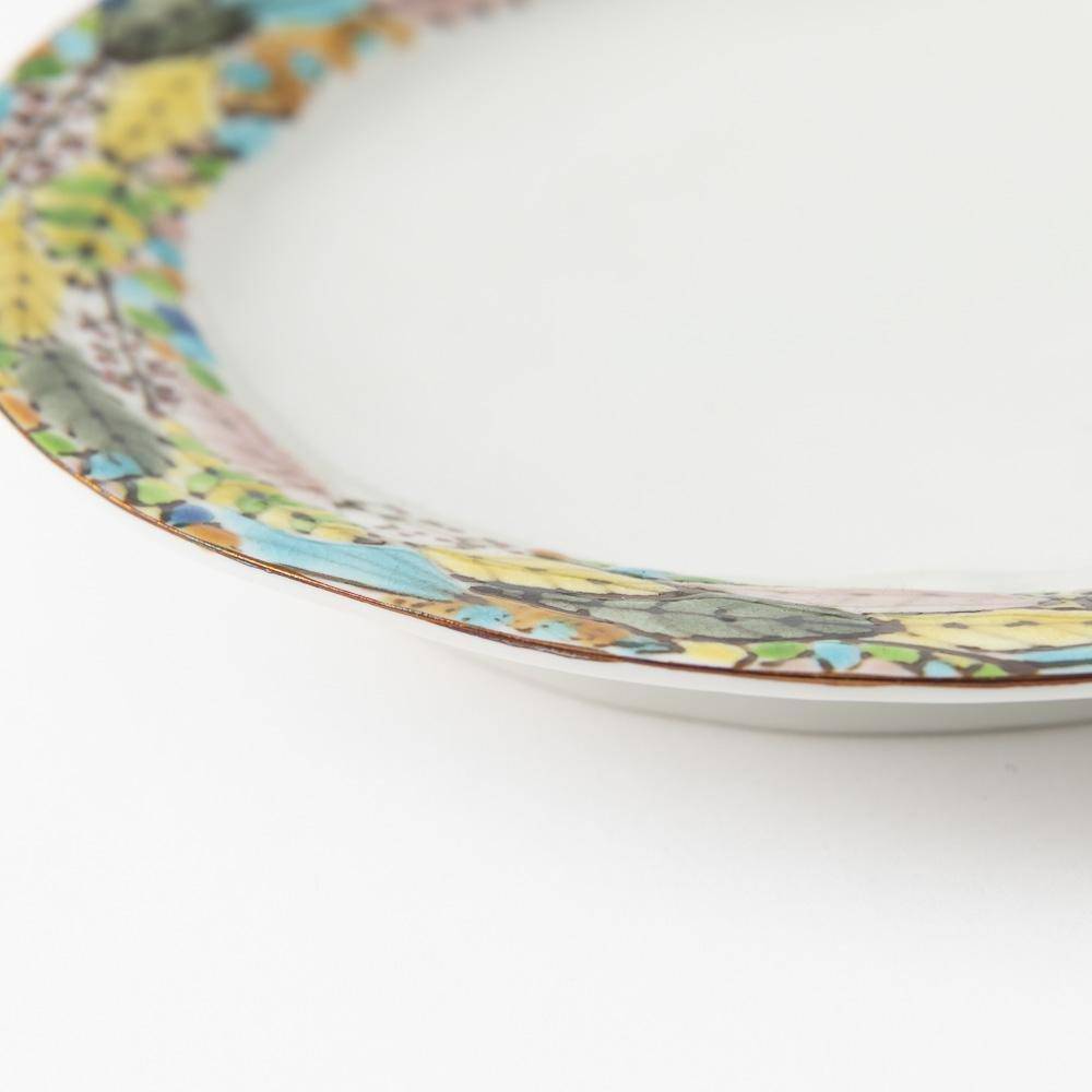Chie Sakurai Hamorebi Kutani Oval Plate - MUSUBI KILN - Quality Japanese Tableware and Gift