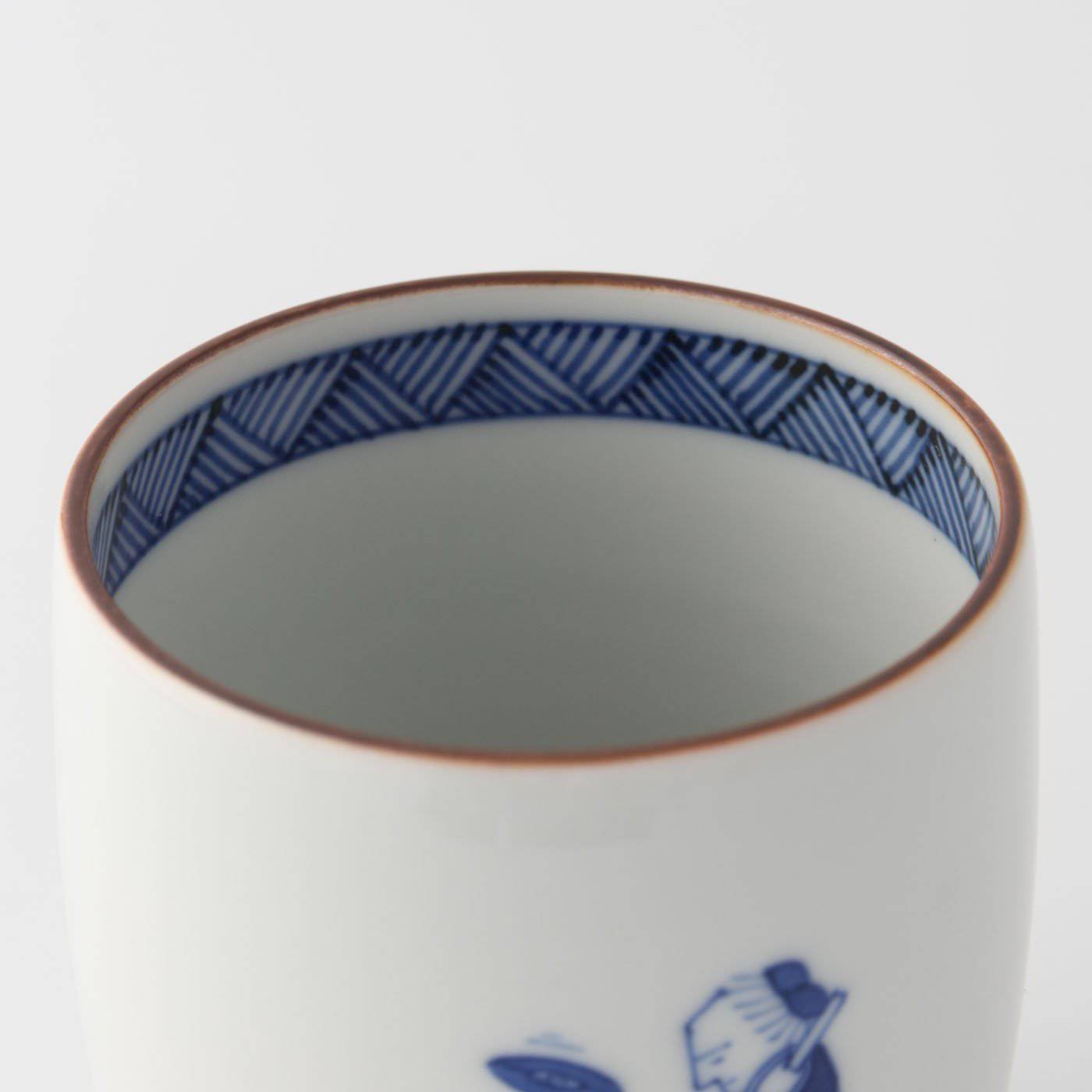 Choemon DJ Kutani Yunomi Japanese Teacup - MUSUBI KILN - Quality Japanese Tableware and Gift