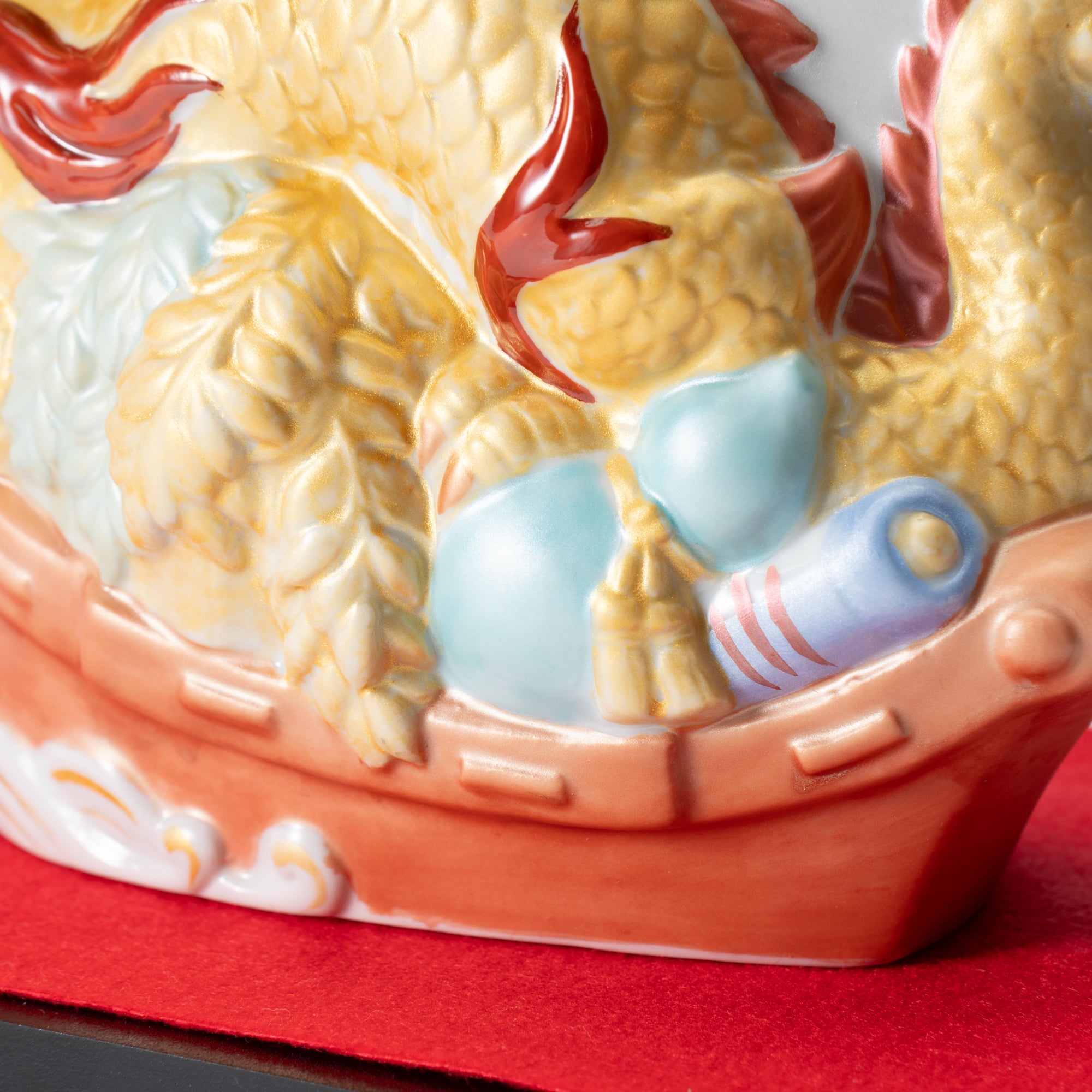 Choho Kiln Kutani Dragon and Treasure Boat - MUSUBI KILN - Quality Japanese Tableware and Gift
