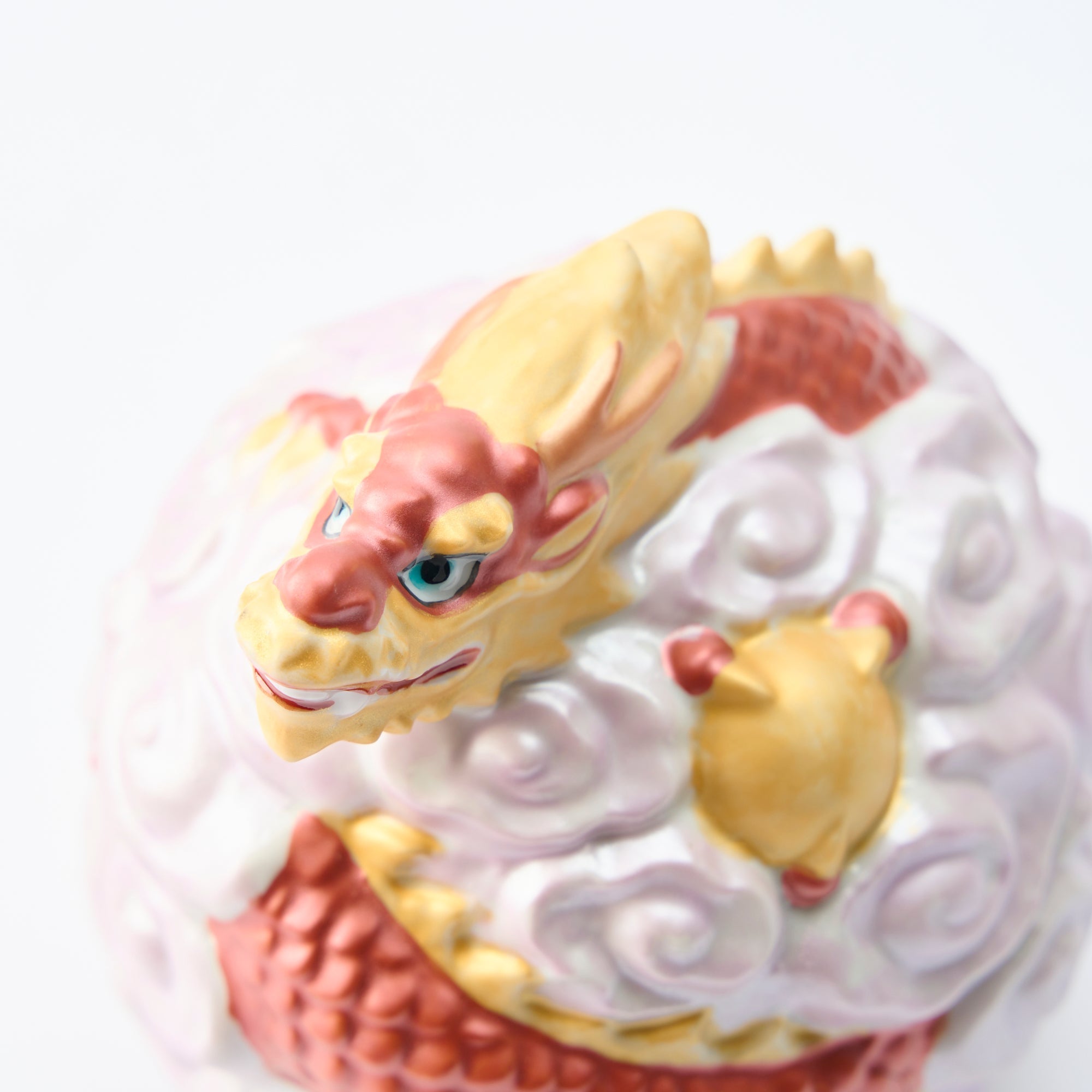 Choho Kiln Kutani Kinsai Jewel Dragon - MUSUBI KILN - Quality Japanese Tableware and Gift