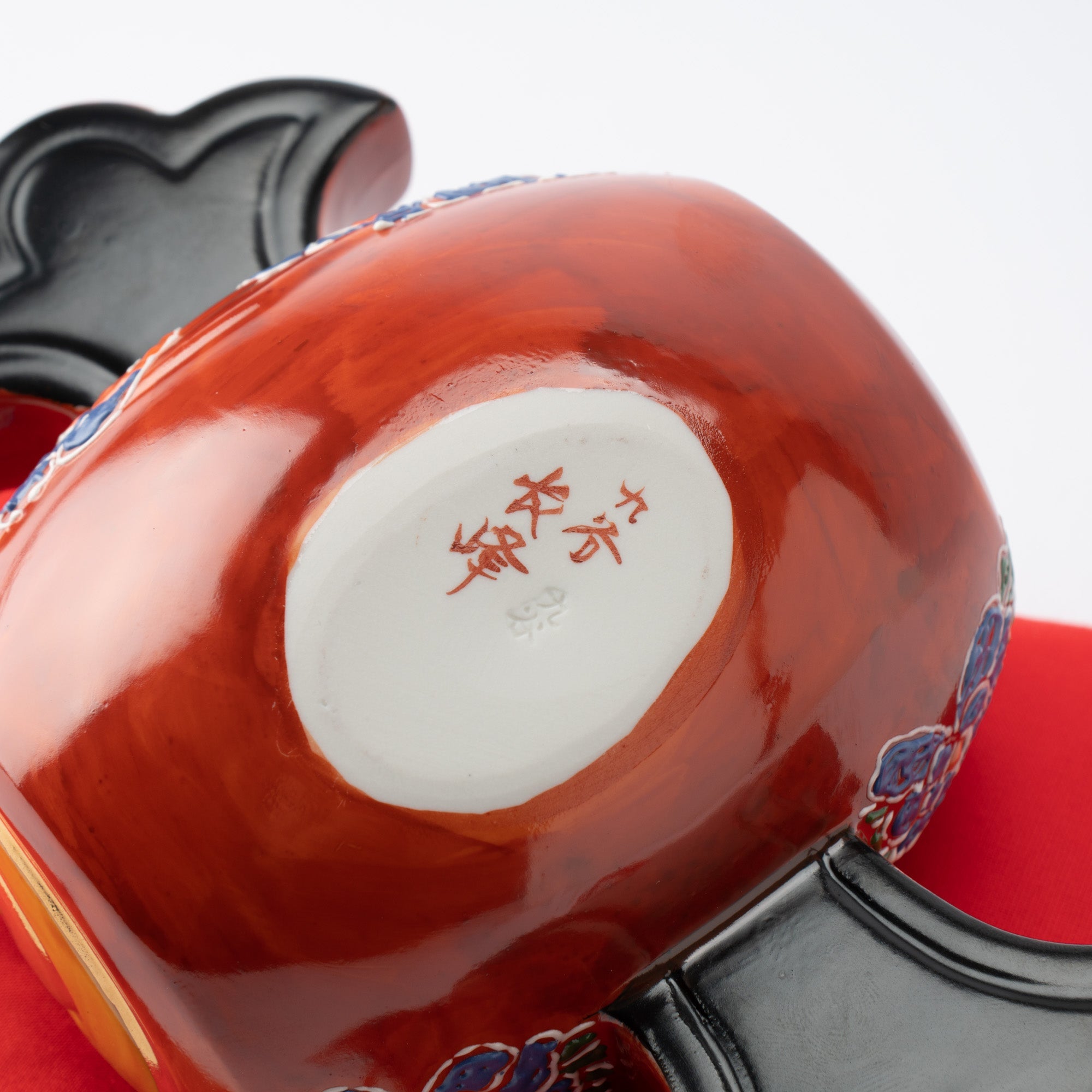 Choho Kiln Pine Tree and Crane Kutani Mallet of Luck - MUSUBI KILN - Quality Japanese Tableware and Gift