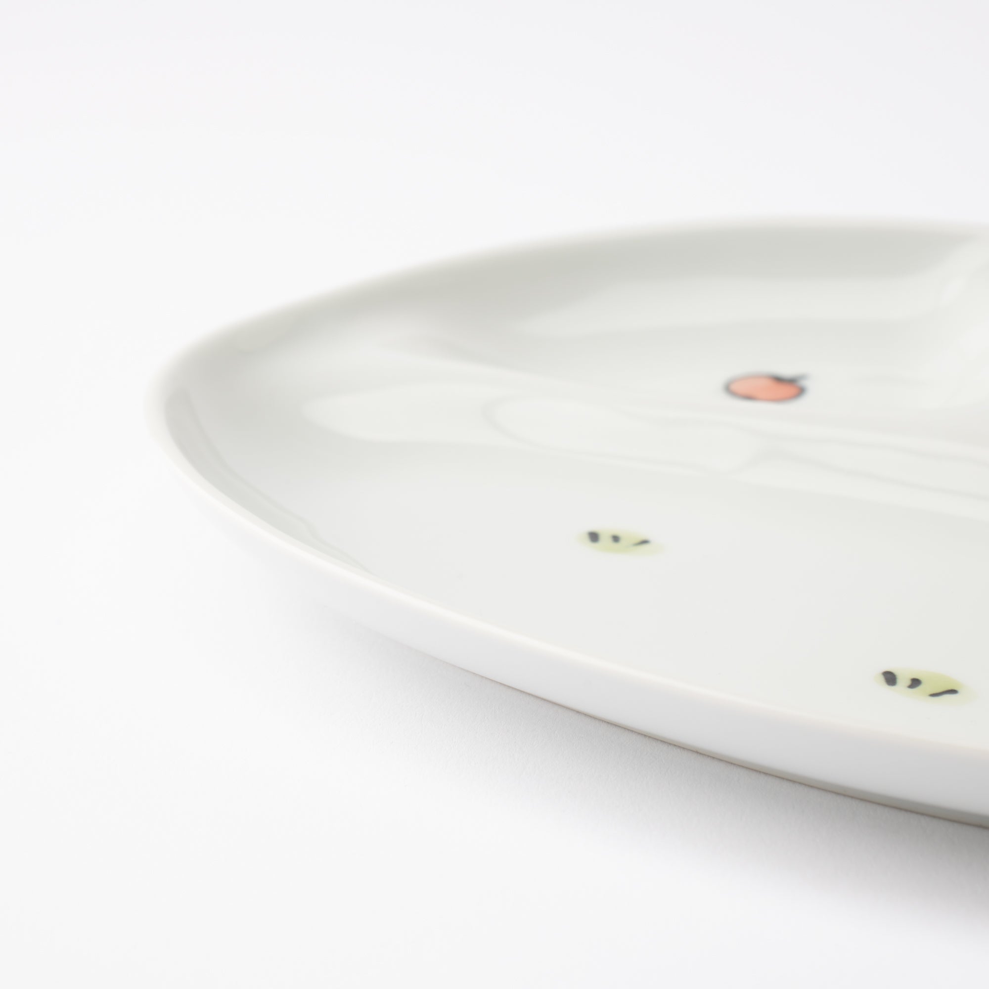 Elephant Hasami Wave Children's Divided Plate - MUSUBI KILN - Quality Japanese Tableware and Gift