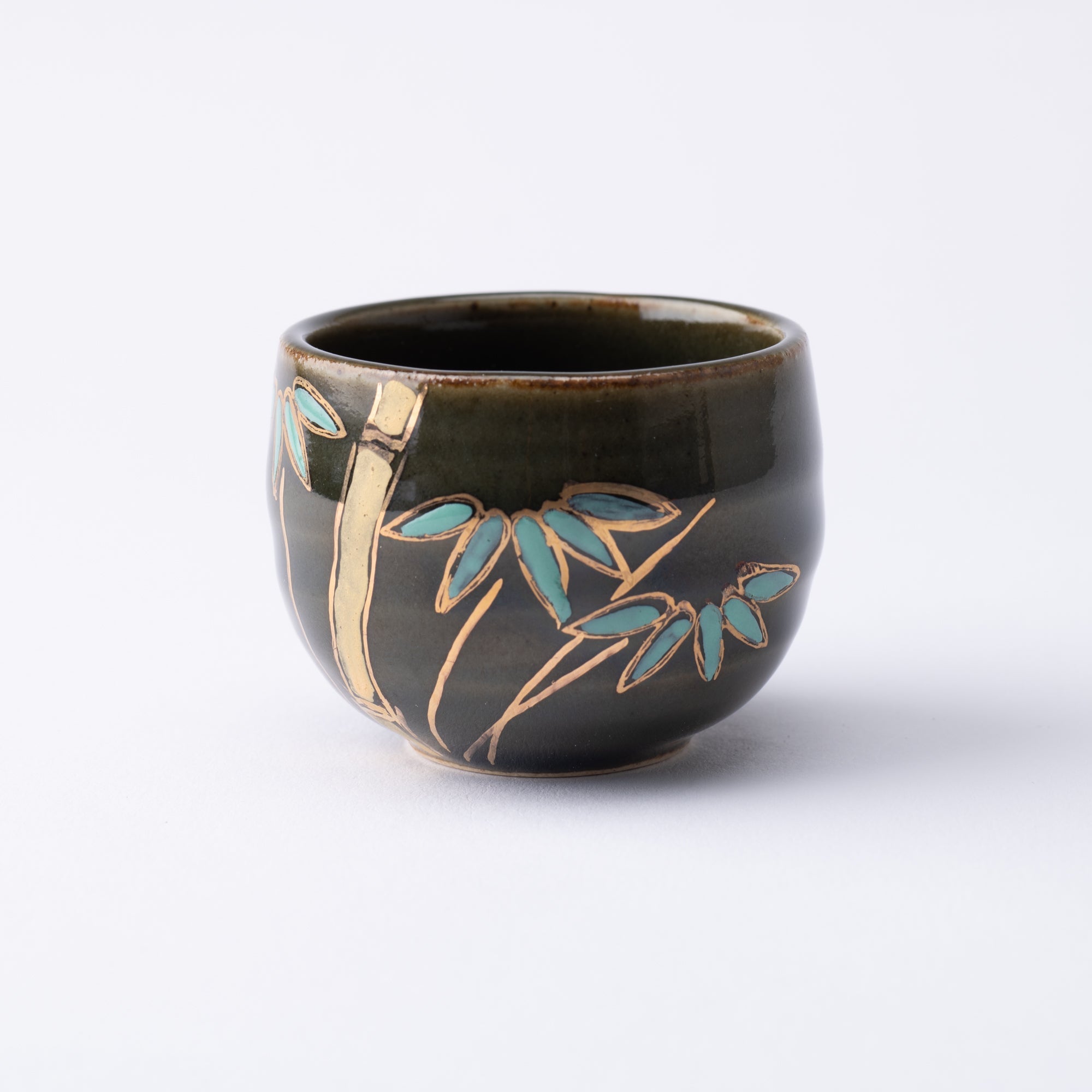 Five Flowers Kutani Ochoko Sake Cup Set - MUSUBI KILN - Quality Japanese Tableware and Gift