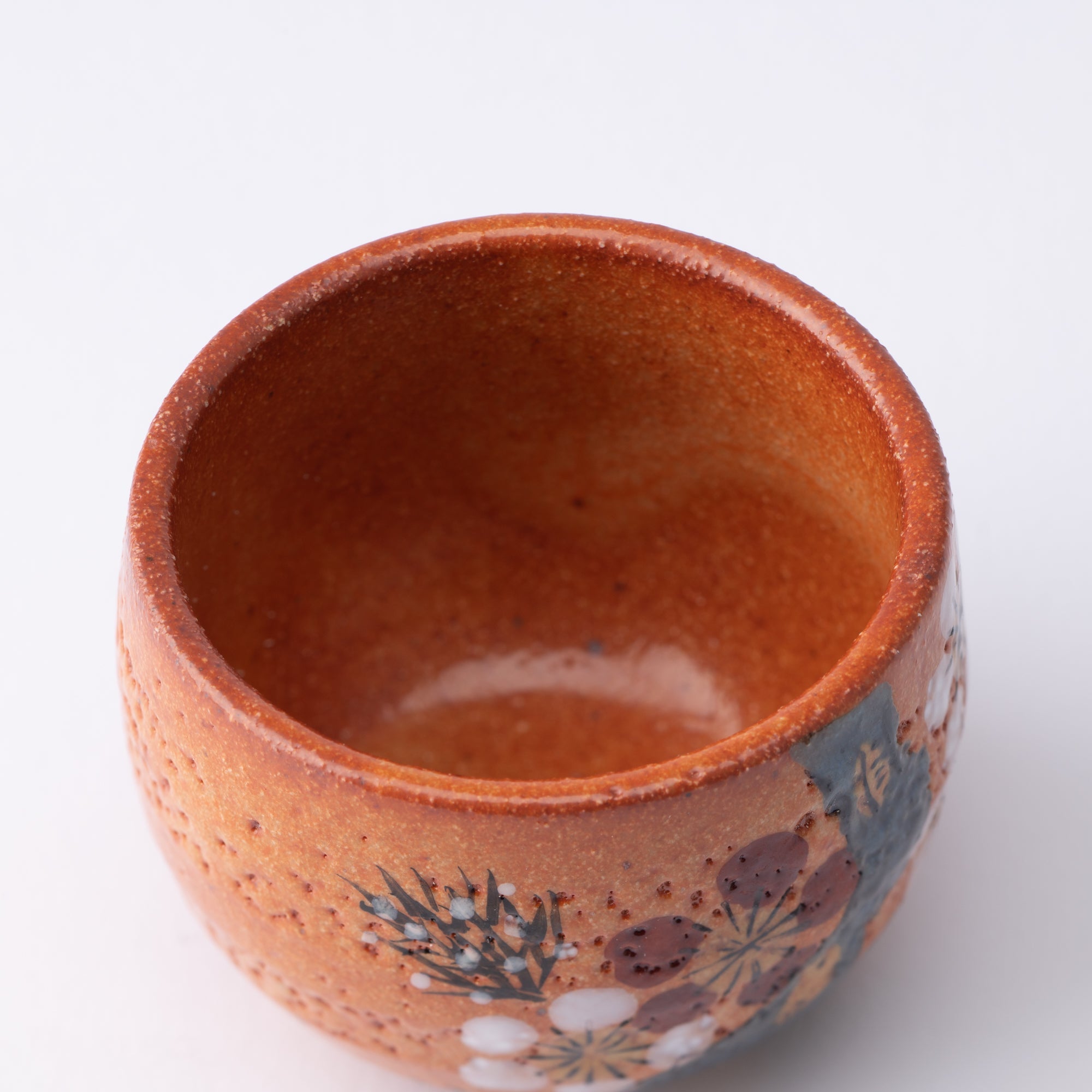 Five Flowers Kutani Ochoko Sake Cup Set - MUSUBI KILN - Quality Japanese Tableware and Gift