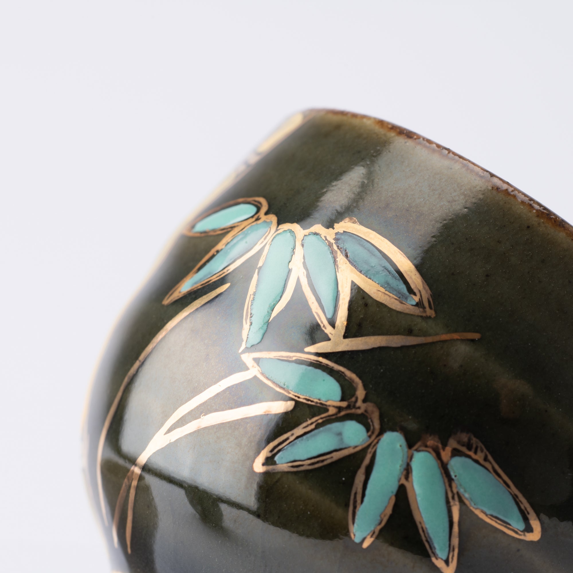 Five Flowers Kutani Ochoko Sake Cup Set - MUSUBI KILN - Quality Japanese Tableware and Gift