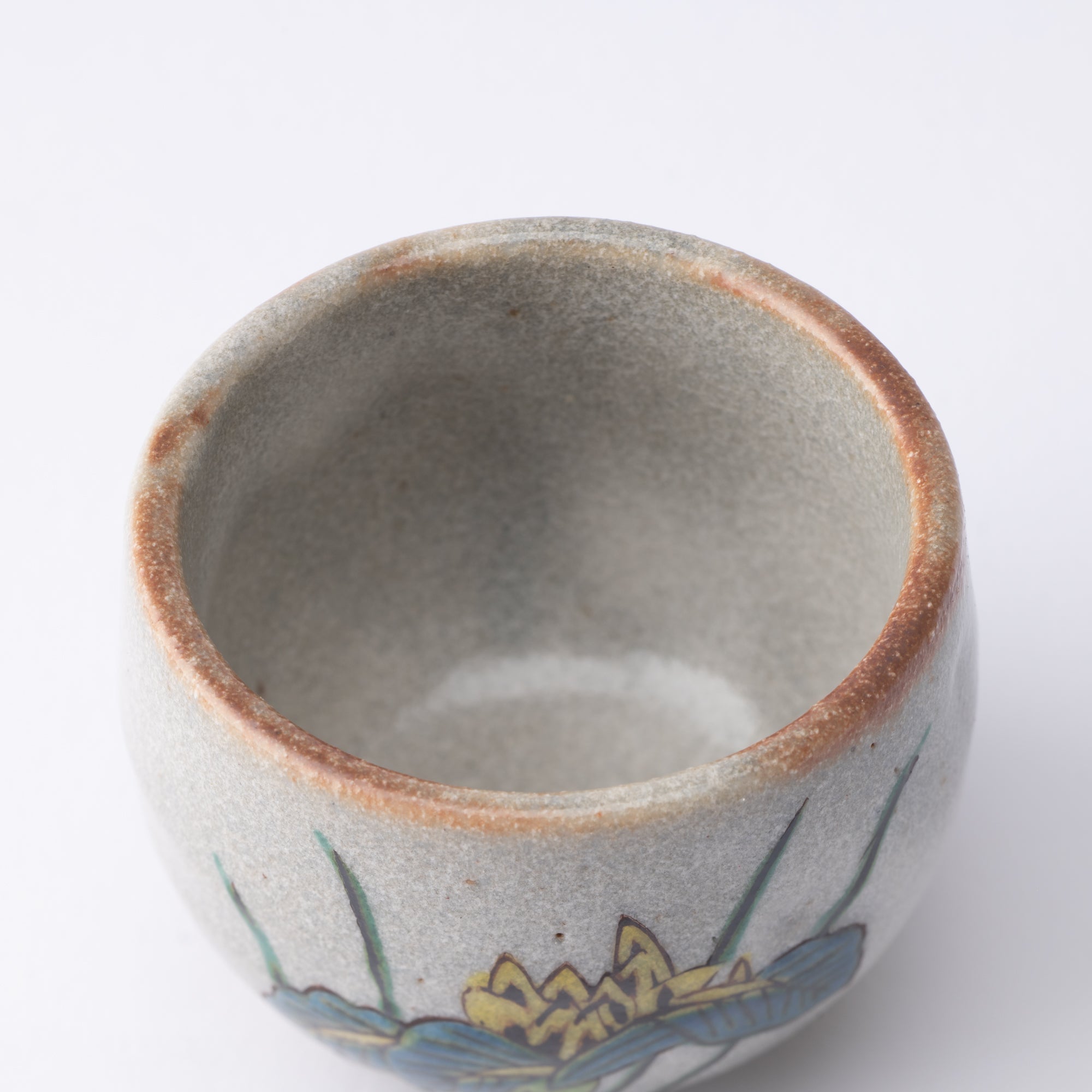 Five Flowers Kutani Ochoko Sake Cup Set - MUSUBI KILN - Quality Japanese Tableware and Gift