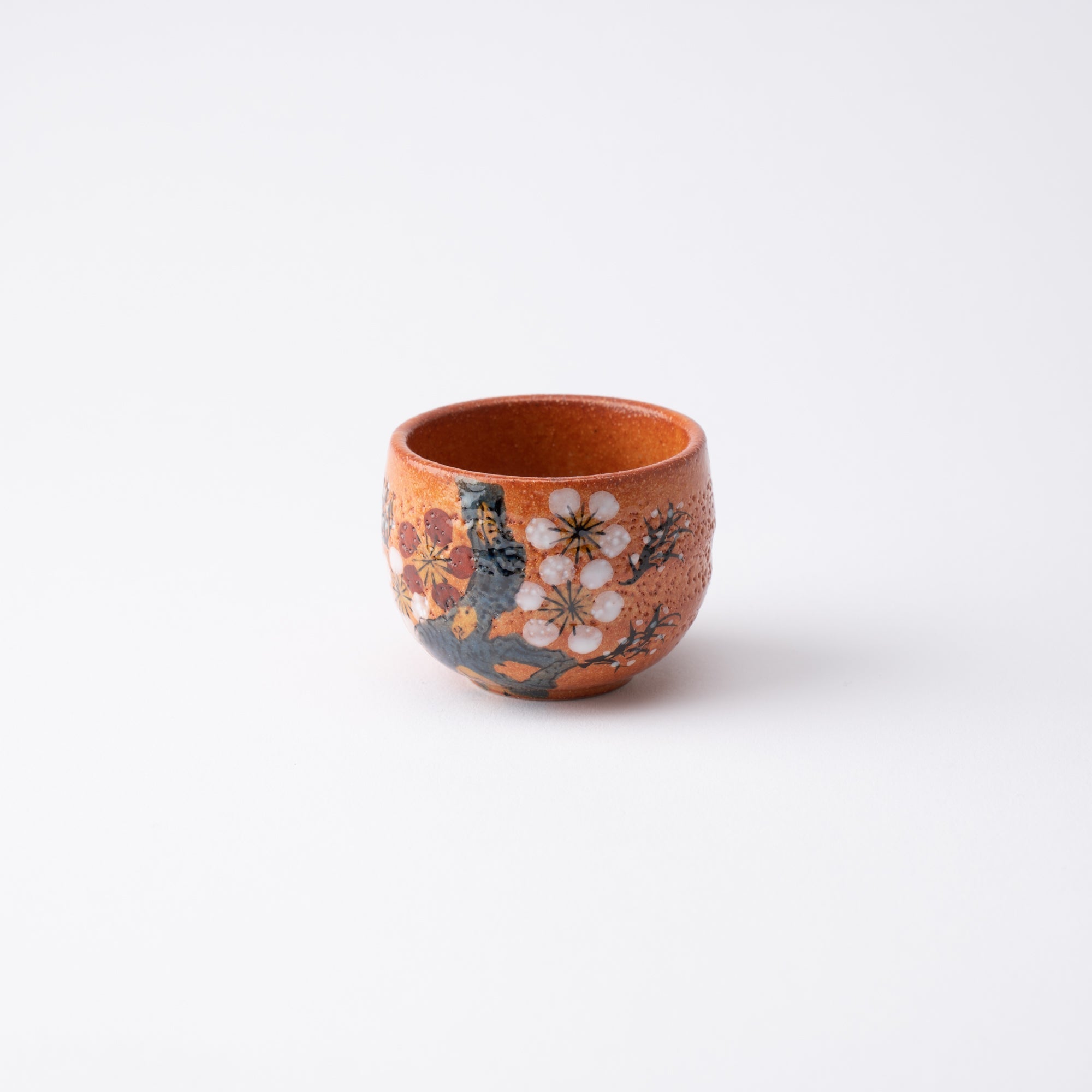 Five Flowers Kutani Ochoko Sake Cup Set - MUSUBI KILN - Quality Japanese Tableware and Gift