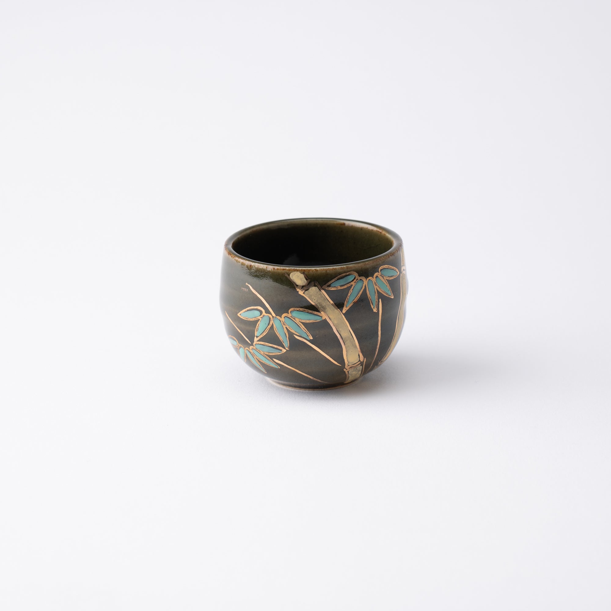 Five Flowers Kutani Ochoko Sake Cup Set - MUSUBI KILN - Quality Japanese Tableware and Gift