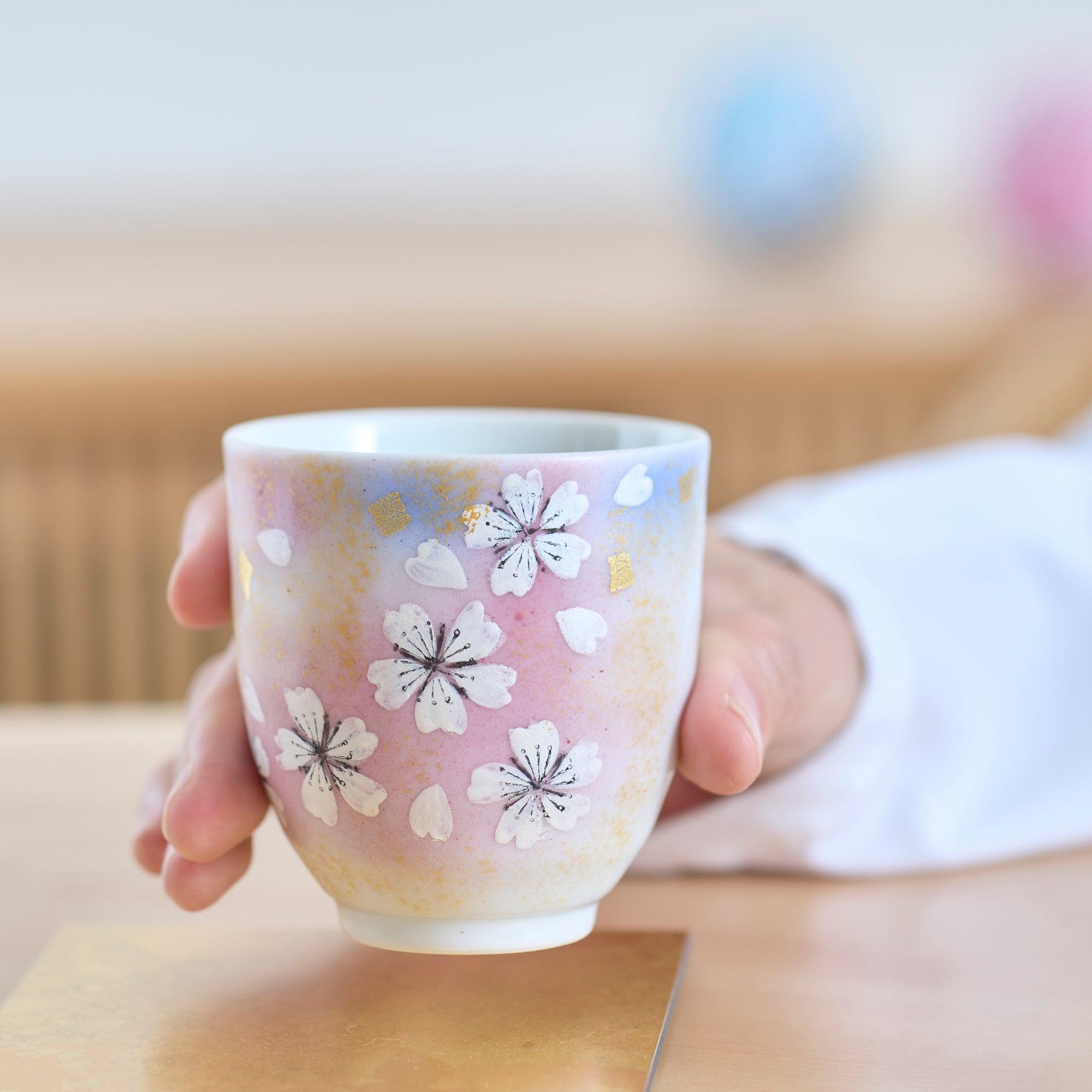 Flower Dance Kutani Japanese Teapot Set - MUSUBI KILN - Quality Japanese Tableware and Gift