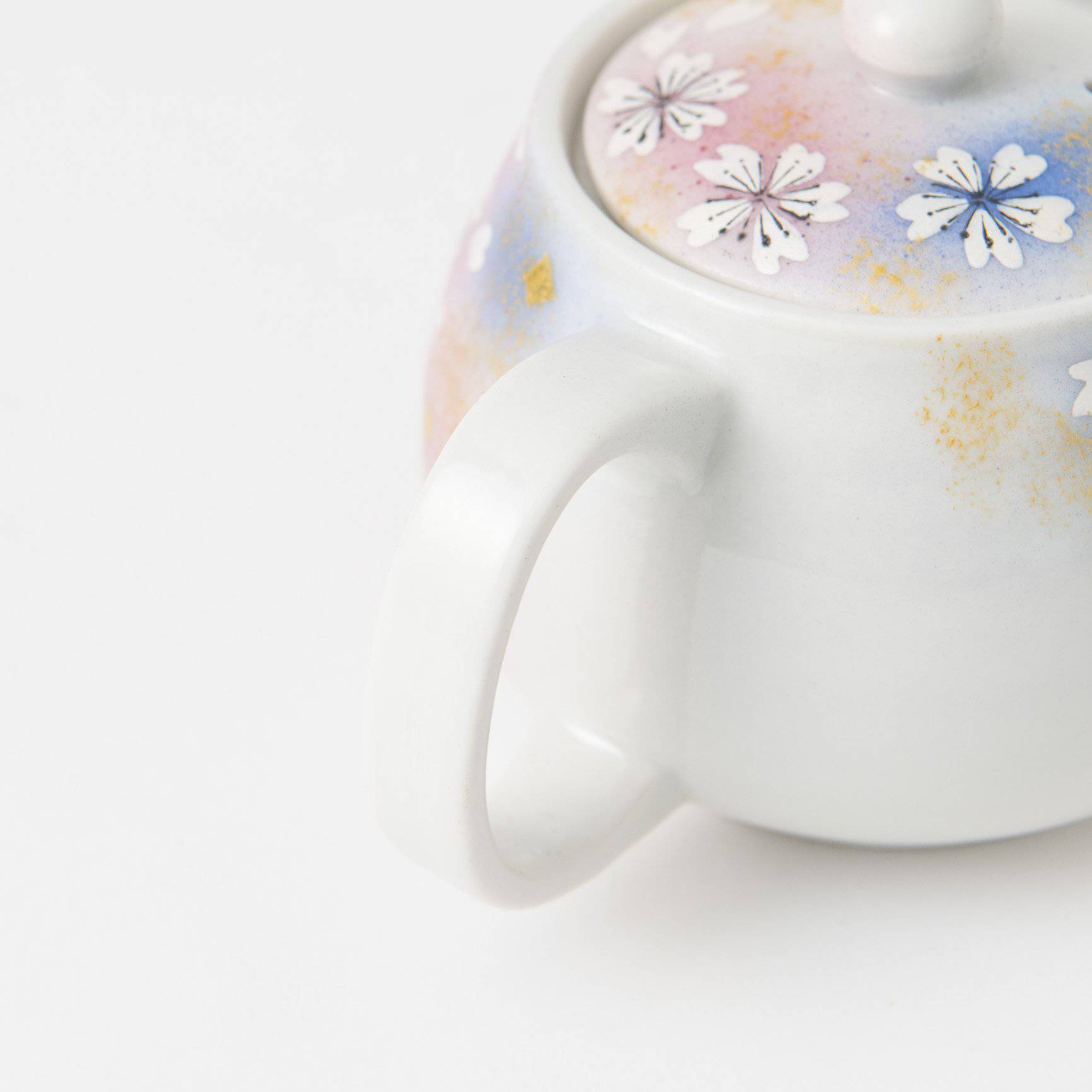 Flower Dance Kutani Japanese Teapot Set - MUSUBI KILN - Quality Japanese Tableware and Gift