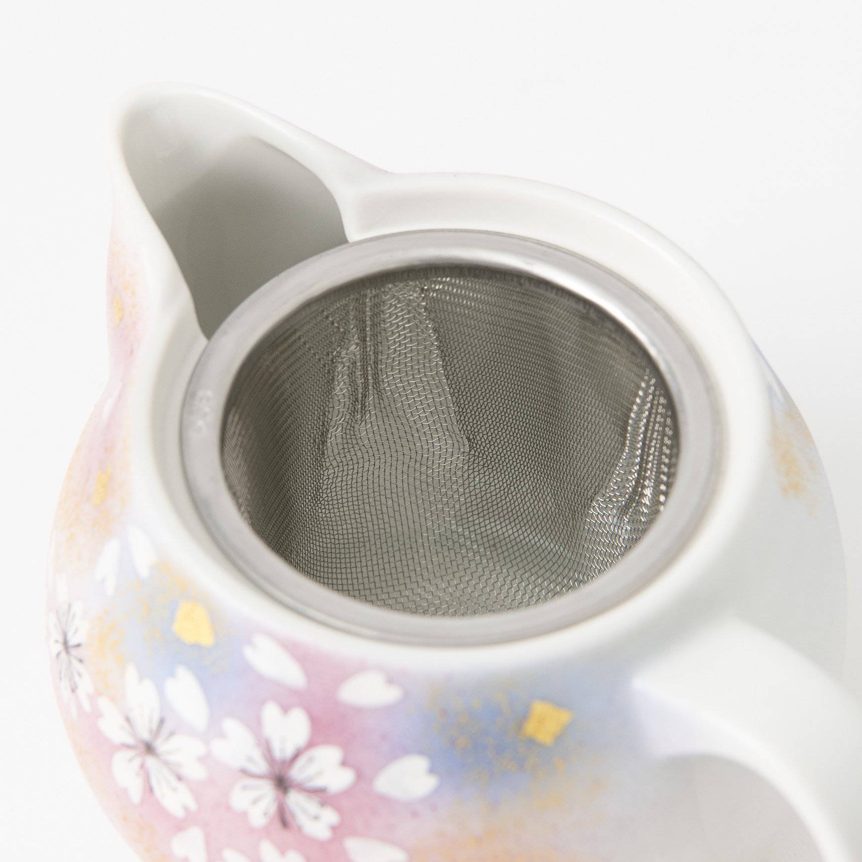 Flower Dance Kutani Japanese Teapot Set - MUSUBI KILN - Quality Japanese Tableware and Gift