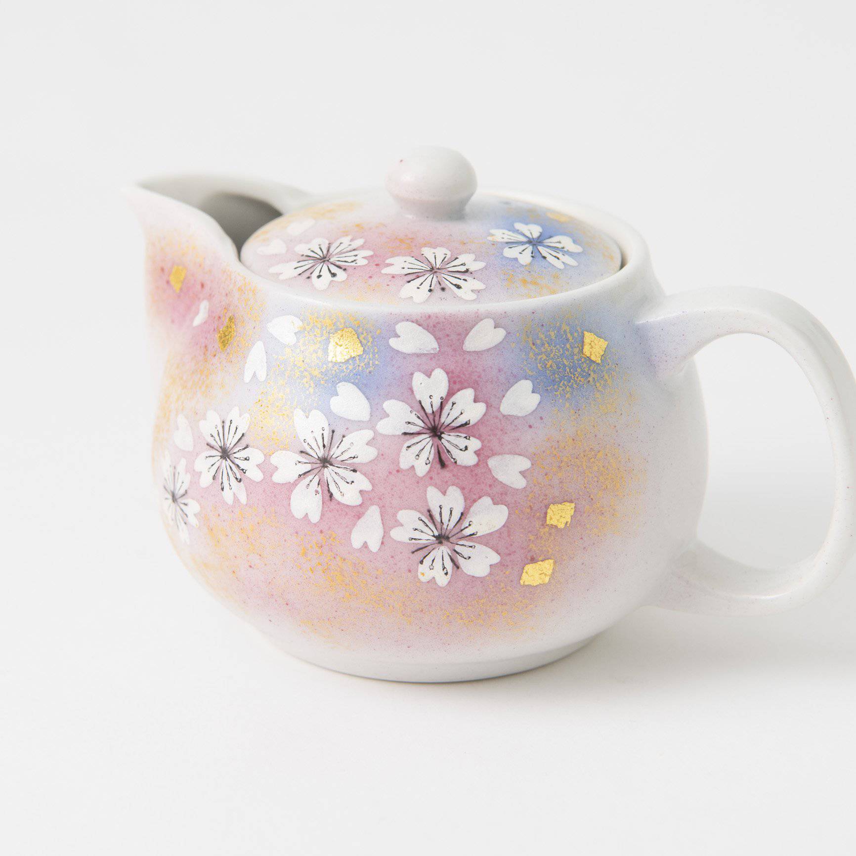 Flower Dance Kutani Japanese Teapot Set - MUSUBI KILN - Quality Japanese Tableware and Gift