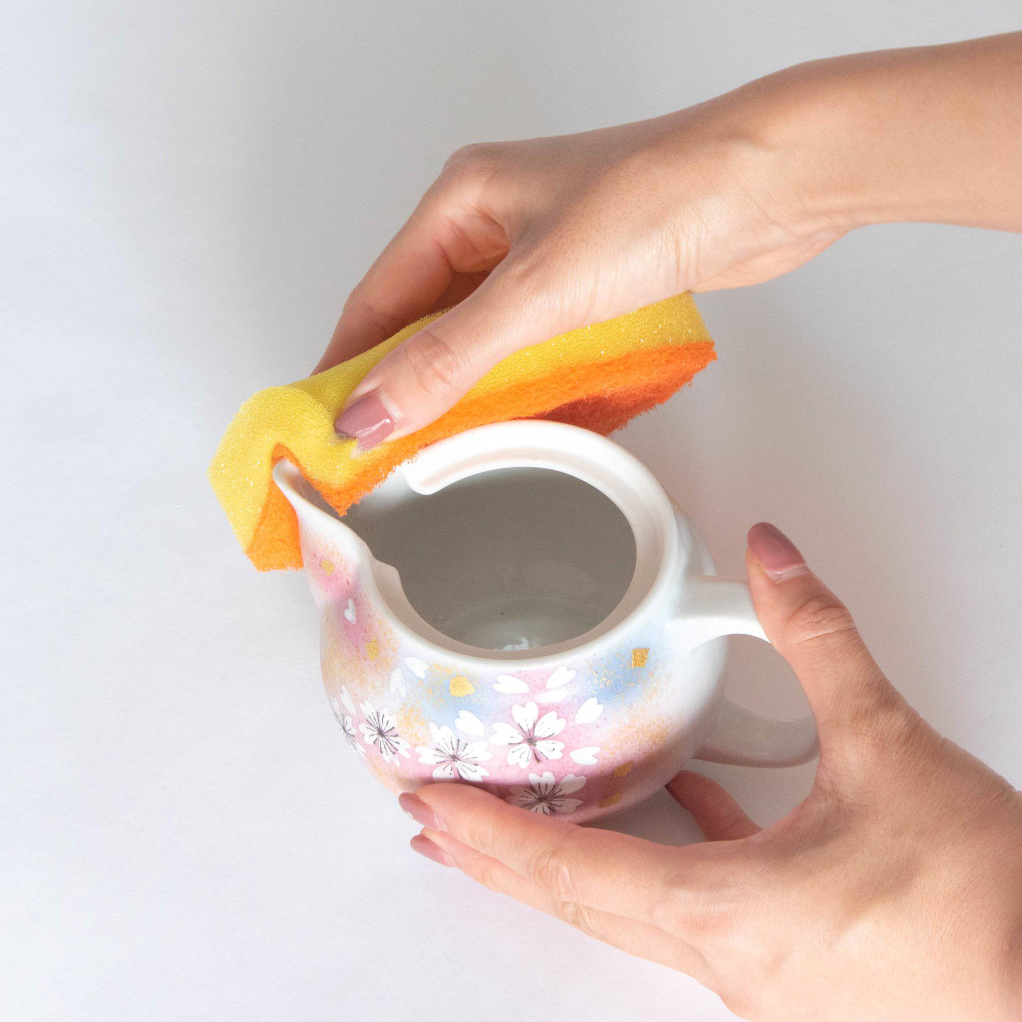 Flower Dance Kutani Japanese Teapot Set - MUSUBI KILN - Quality Japanese Tableware and Gift