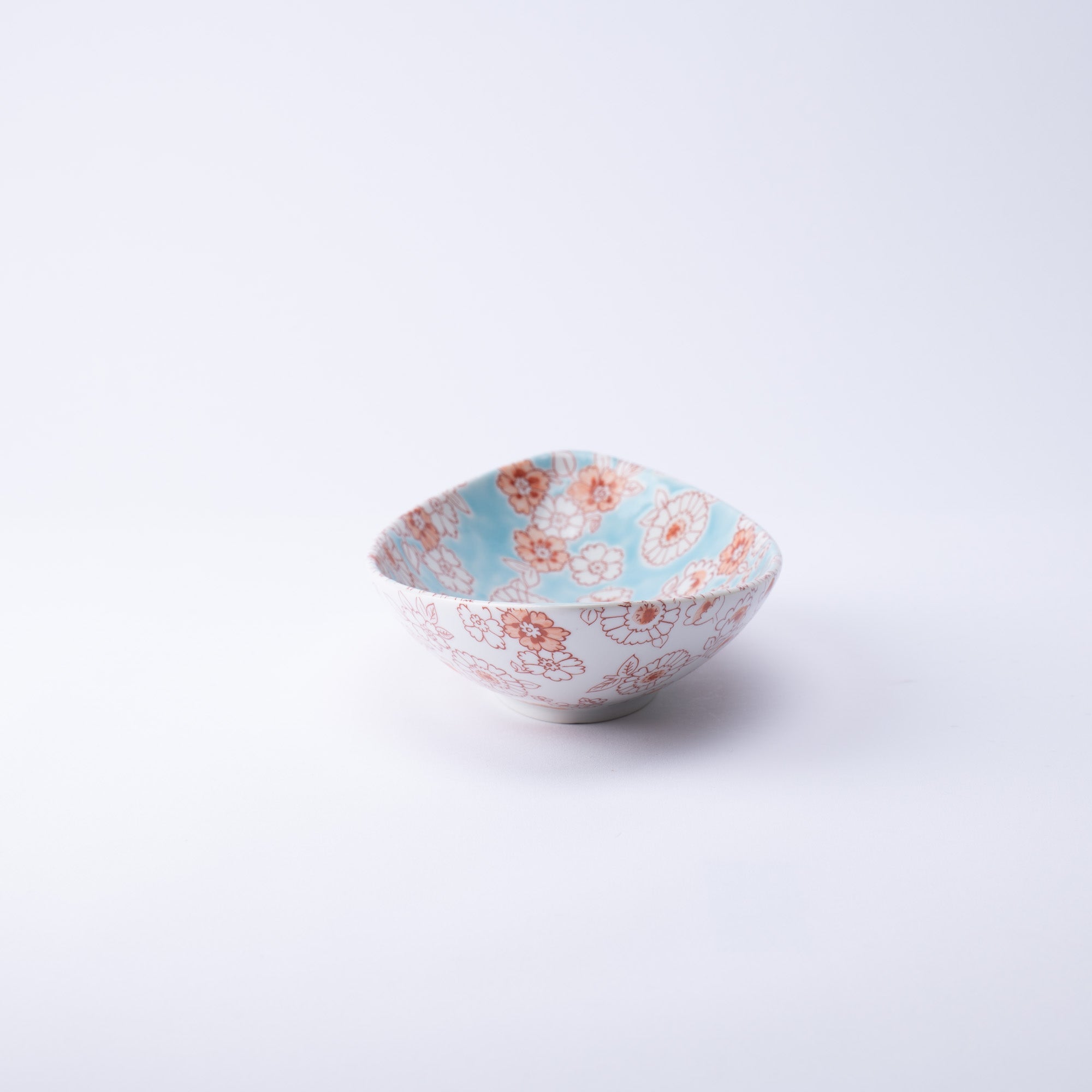 Flower Shower Kutani Oval Bowl - MUSUBI KILN - Quality Japanese Tableware and Gift