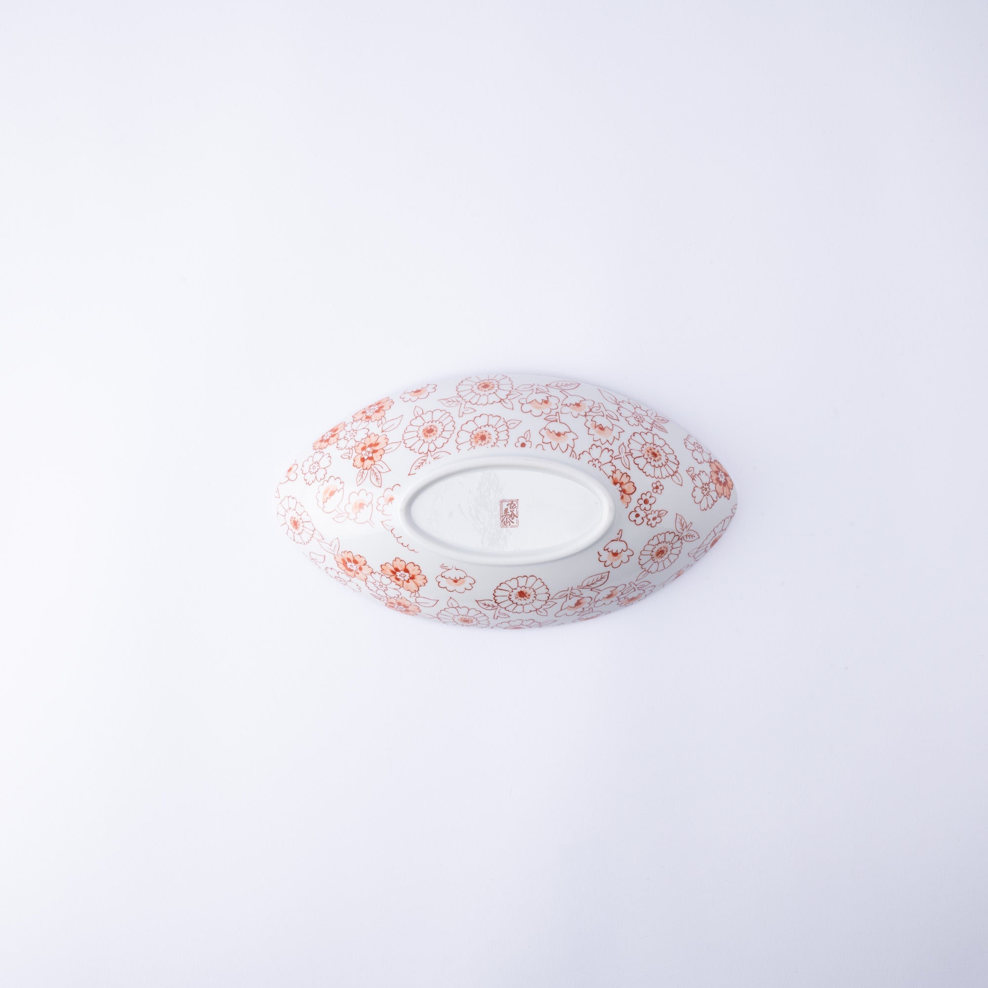 Flower Shower Kutani Oval Bowl - MUSUBI KILN - Quality Japanese Tableware and Gift