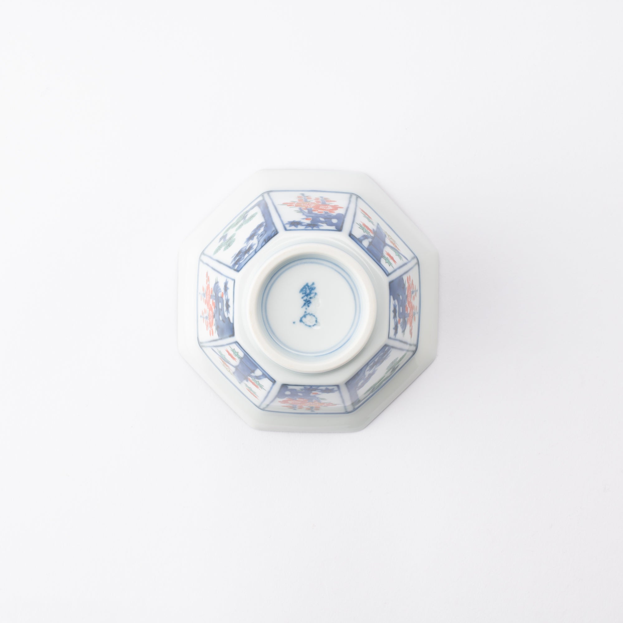 Fujimasa Kakiemon Arita Octagon Kobachi Bowl - MUSUBI KILN - Quality Japanese Tableware and Gift