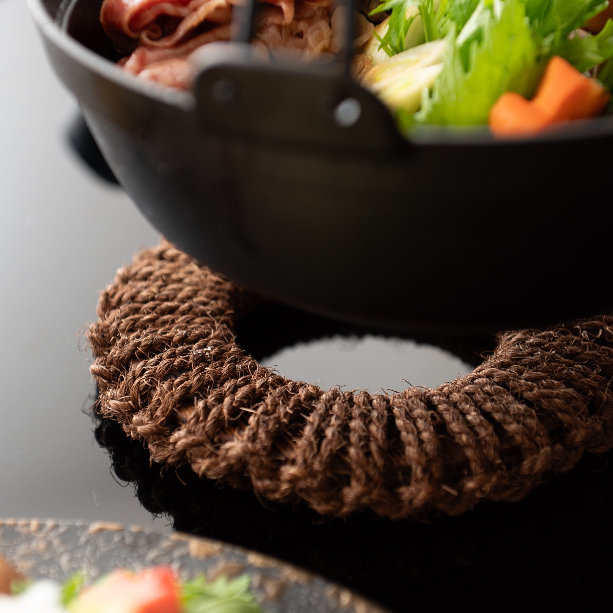 Fukami Shuro Palm Trivet M - MUSUBI KILN - Quality Japanese Tableware and Gift