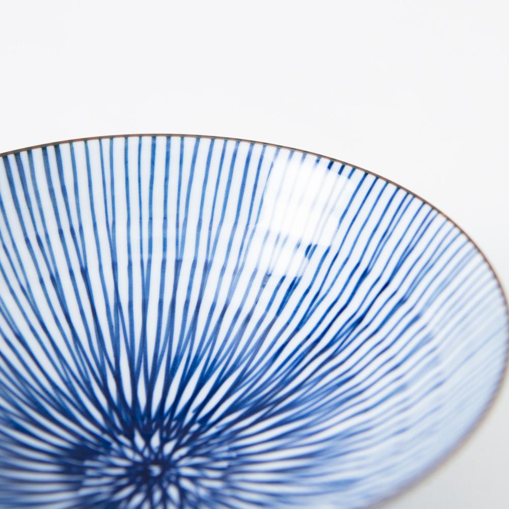 Fukuhou Kiln Tokusa Hasami Japanese Rice Bowl - MUSUBI KILN - Quality Japanese Tableware and Gift