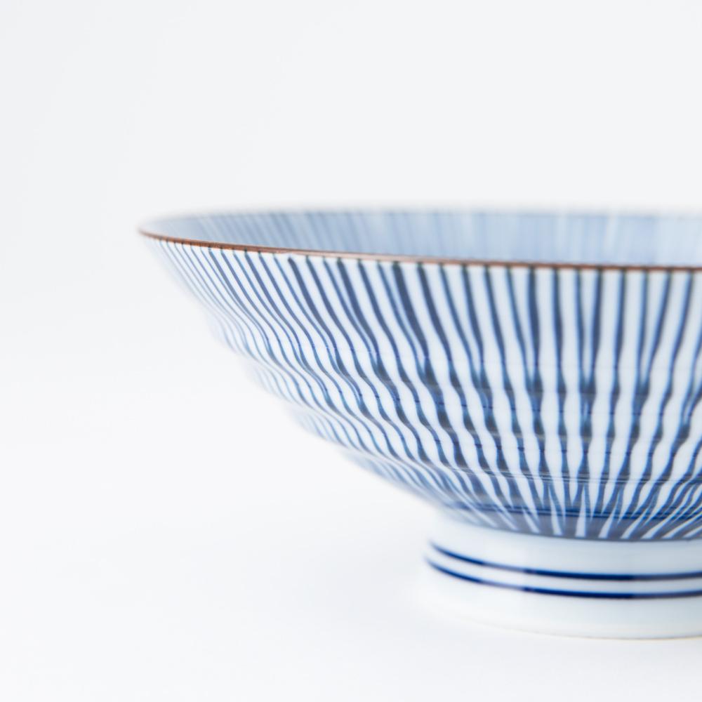 Fukuhou Kiln Tokusa Hasami Japanese Rice Bowl - MUSUBI KILN - Quality Japanese Tableware and Gift