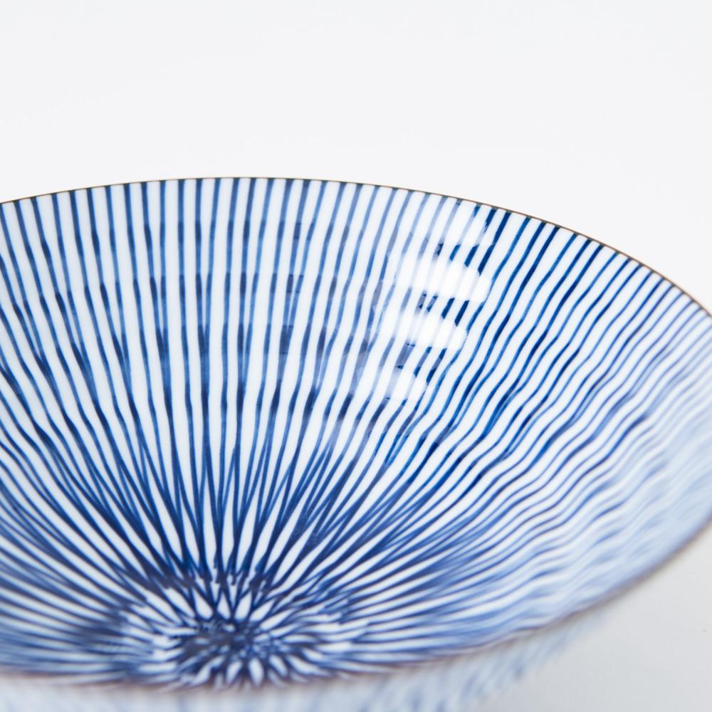 Fukuhou Kiln Tokusa Hasami Japanese Rice Bowl - MUSUBI KILN - Quality Japanese Tableware and Gift