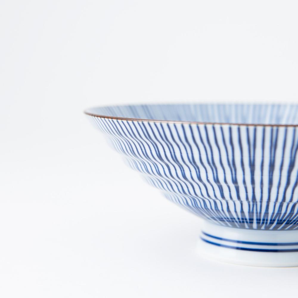 Fukuhou Kiln Tokusa Hasami Japanese Rice Bowl - MUSUBI KILN - Quality Japanese Tableware and Gift