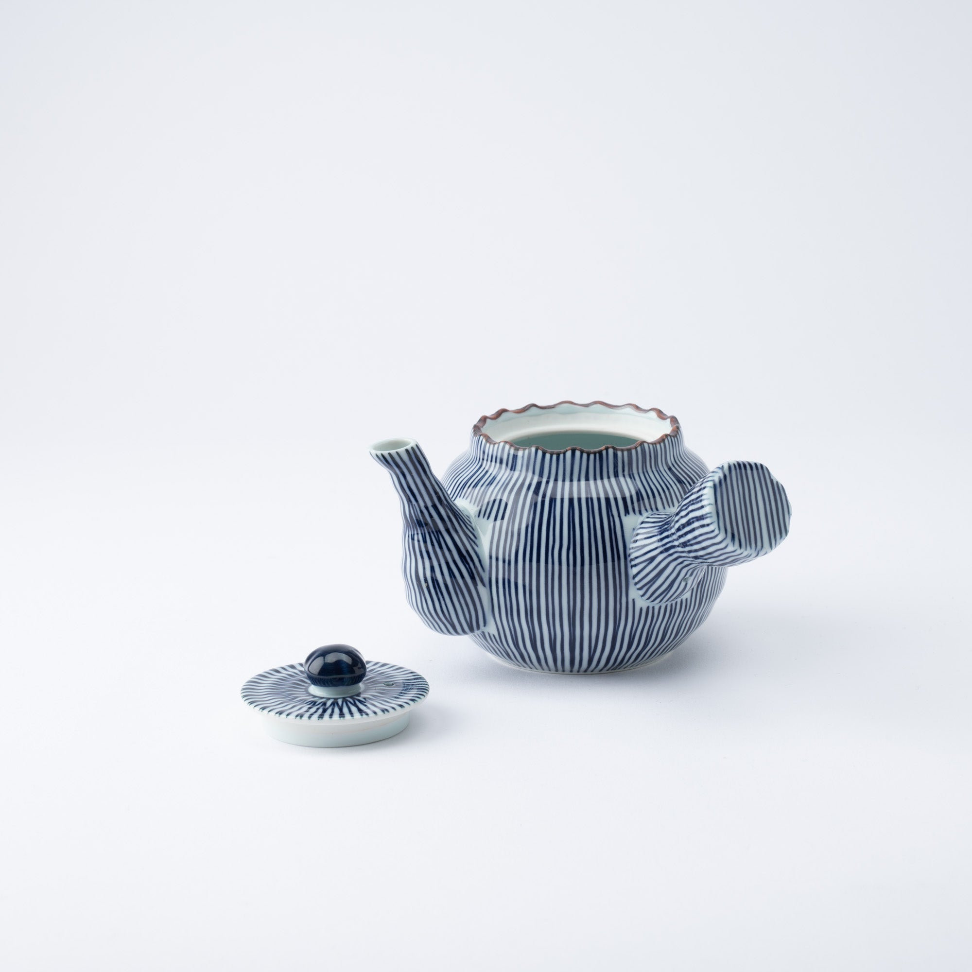 Fukuhou Kiln Tokusa Hasami Teapot 350ml(11.8oz) - MUSUBI KILN - Quality Japanese Tableware and Gift