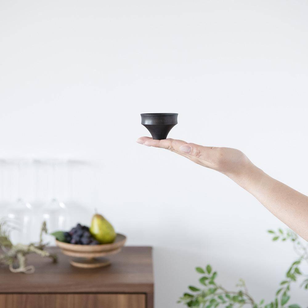 GATOMIKIO TOHKA SOEN Yamanaka Lacquerware Ochoko Sake Cup - MUSUBI KILN - Quality Japanese Tableware and Gift
