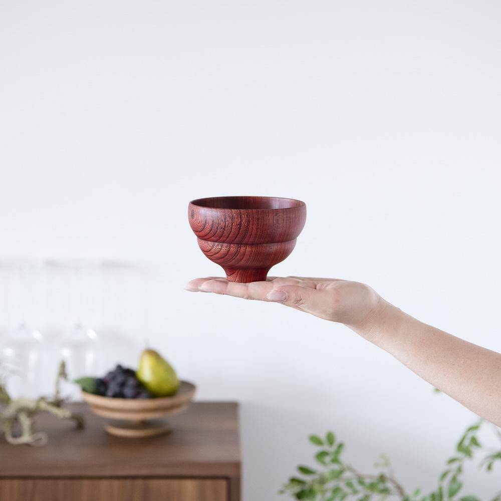 GATOMIKIO TSUMUGI BOKE Yamanaka Lacquerware Miso Soup Bowl - MUSUBI KILN - Quality Japanese Tableware and Gift
