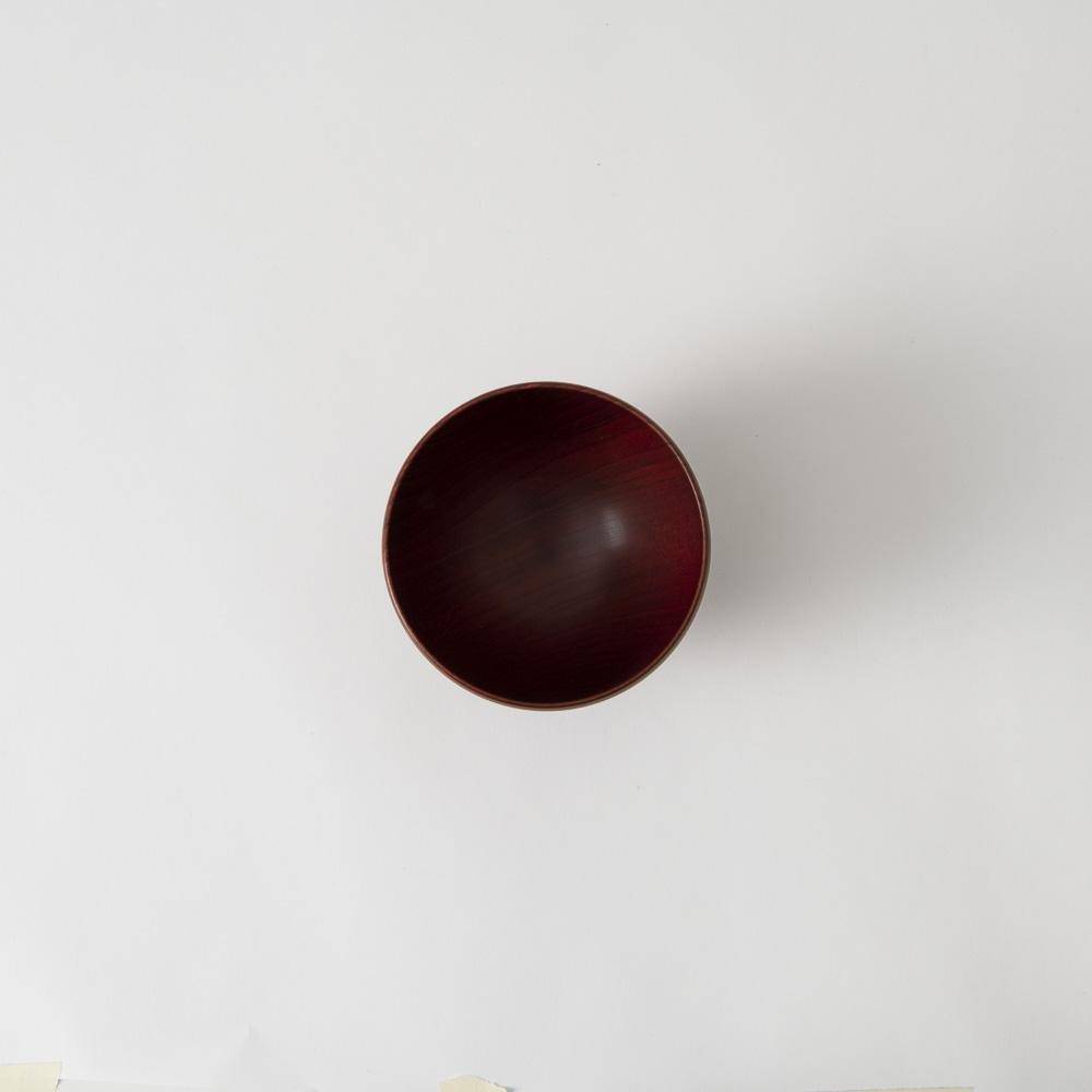 GATOMIKIO TSUMUGI BOKE Yamanaka Lacquerware Miso Soup Bowl - MUSUBI KILN - Quality Japanese Tableware and Gift