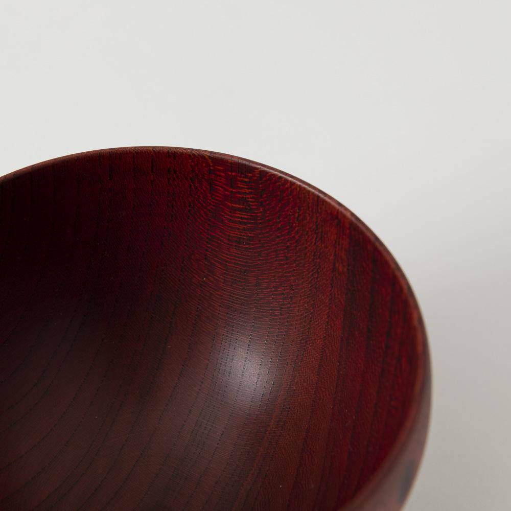 GATOMIKIO TSUMUGI BOKE Yamanaka Lacquerware Miso Soup Bowl - MUSUBI KILN - Quality Japanese Tableware and Gift