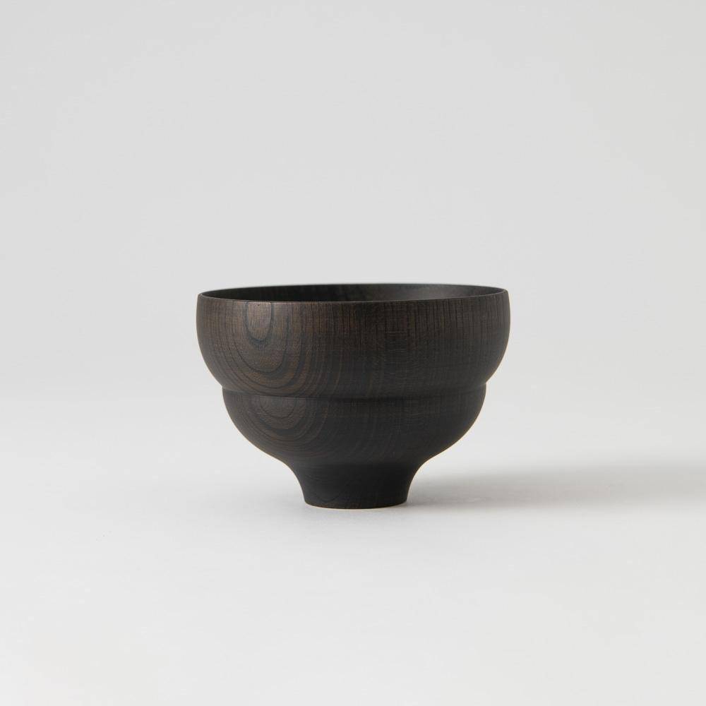 GATOMIKIO TSUMUGI BOKE Yamanaka Lacquerware Miso Soup Bowl - MUSUBI KILN - Quality Japanese Tableware and Gift