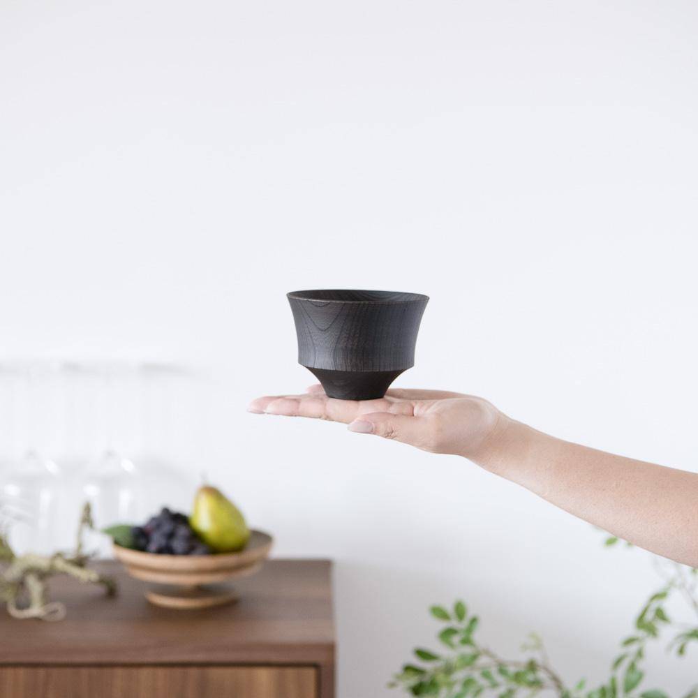 GATOMIKIO TSUMUGI KOMAGATA Yamanaka Lacquerware Miso Soup Bowl - MUSUBI KILN - Quality Japanese Tableware and Gift