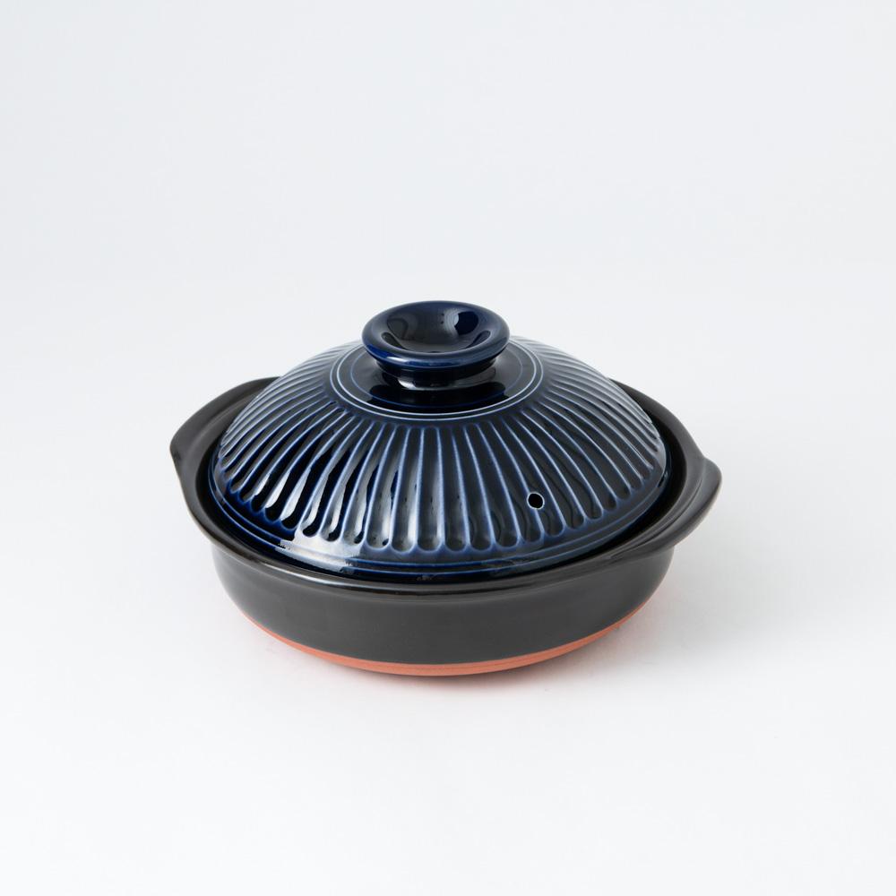 Ginpo Kikka Banko Donabe Japanese Clay Pot for 2 to 3 persons - MUSUBI KILN - Quality Japanese Tableware and Gift