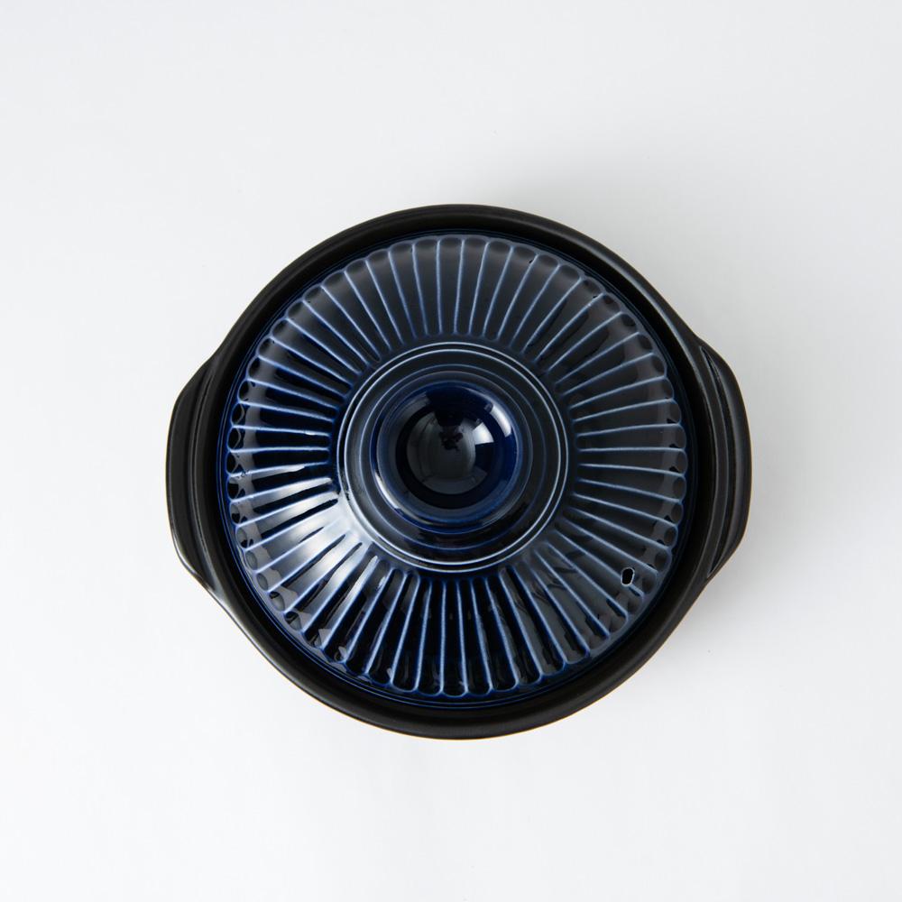 Ginpo Kikka Banko Donabe Japanese Clay Pot for 2 to 3 persons - MUSUBI KILN - Quality Japanese Tableware and Gift