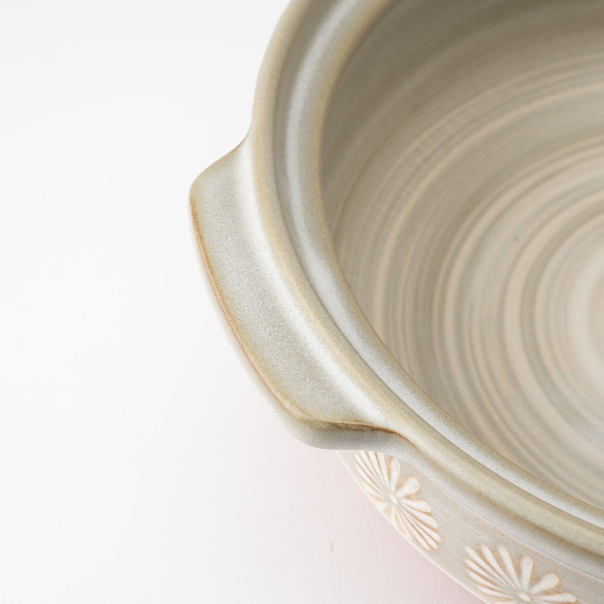 Ginpo Mishima Banko Donabe Japanese Clay Pot for 3 to 4 persons - MUSUBI KILN - Quality Japanese Tableware and Gift