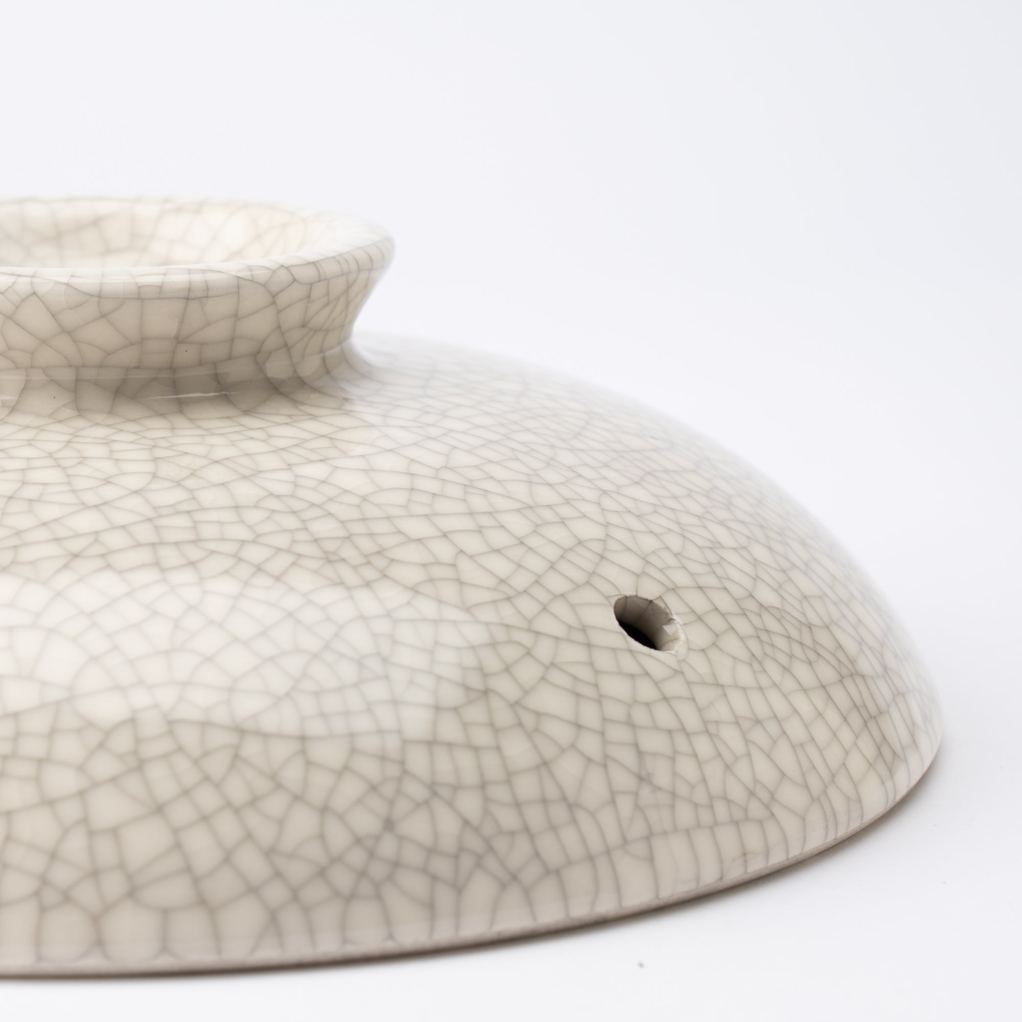 Ginpo White Kannyu Banko Donabe Japanese Clay Pot for 3 persons - MUSUBI KILN - Quality Japanese Tableware and Gift