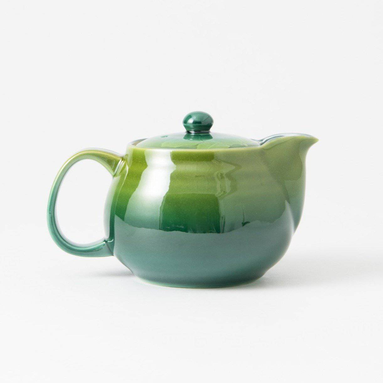 Ginsai Camellia Kutani Japanese Teapot 12.2oz(360ml) - MUSUBI KILN - Quality Japanese Tableware and Gift