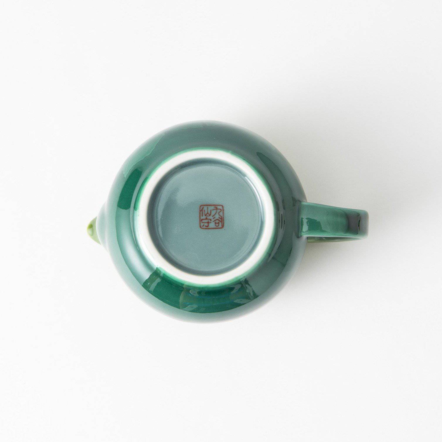 Ginsai Camellia Kutani Japanese Teapot 12.2oz(360ml) - MUSUBI KILN - Quality Japanese Tableware and Gift