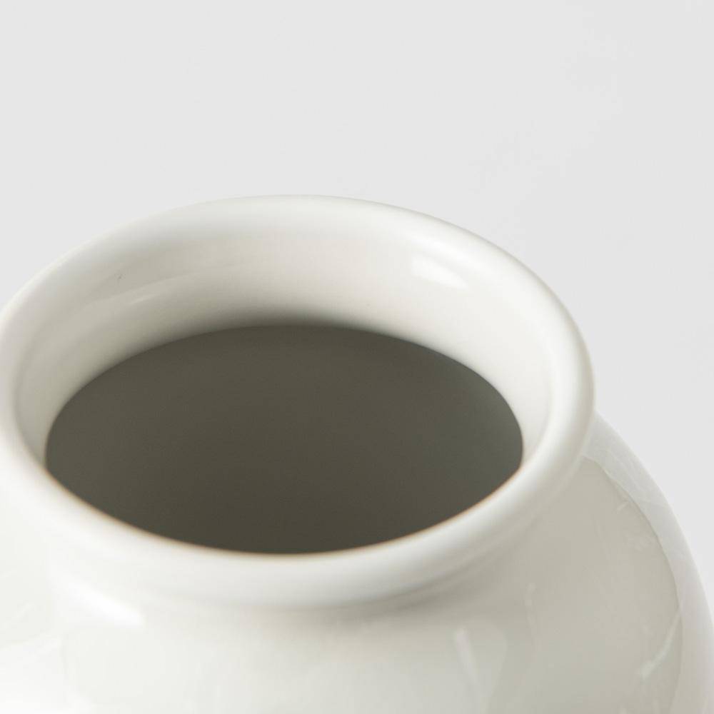 Ginsai Crane Kutani Japanese Flower Vase - MUSUBI KILN - Quality Japanese Tableware and Gift