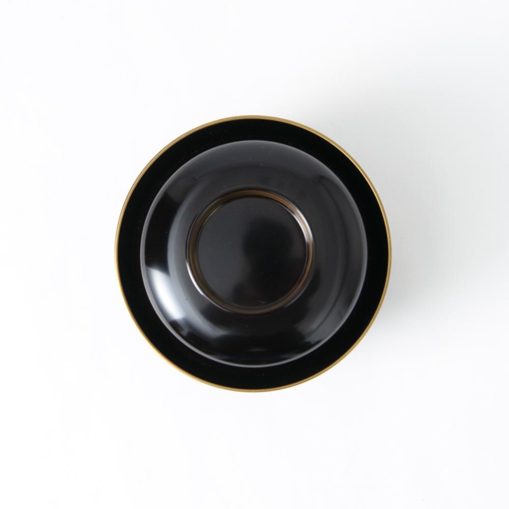 Gold Decoration Yamanaka Lacquerware Soup Bowl with lid - MUSUBI KILN - Quality Japanese Tableware and Gift