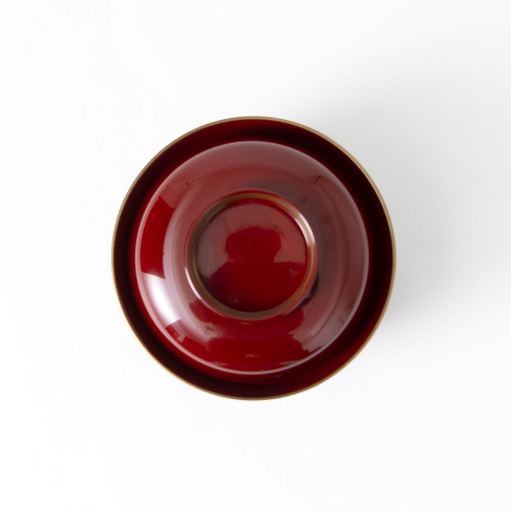 Gold Decoration Yamanaka Lacquerware Soup Bowl with lid - MUSUBI KILN - Quality Japanese Tableware and Gift