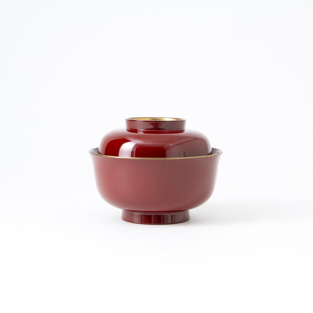 Gold Decoration Yamanaka Lacquerware Soup Bowl with lid - MUSUBI KILN - Quality Japanese Tableware and Gift
