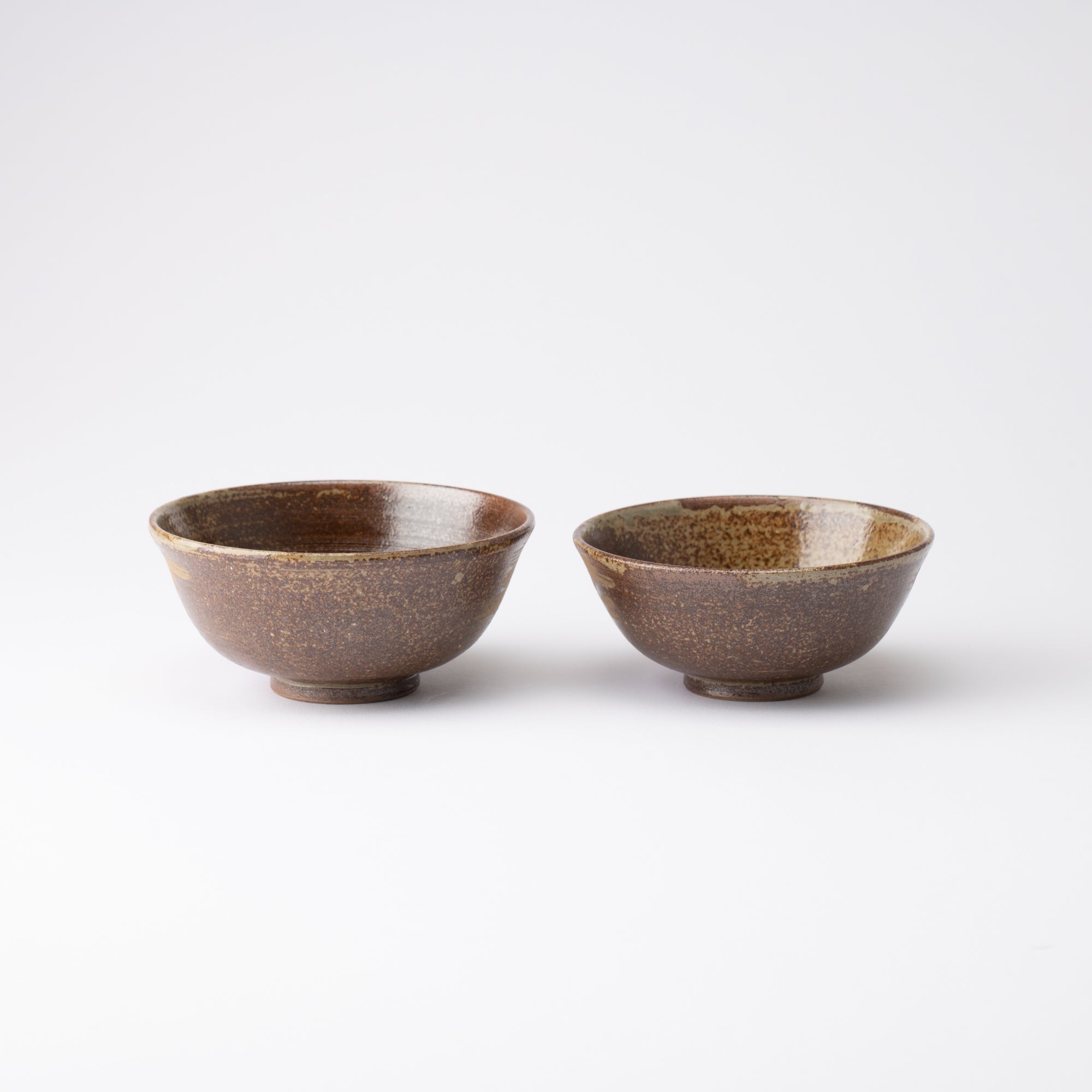 Golden Cloud, Sakura and Mt. Fuji Kutani Japanese Rice Bowl Pair - MUSUBI KILN - Quality Japanese Tableware and Gift