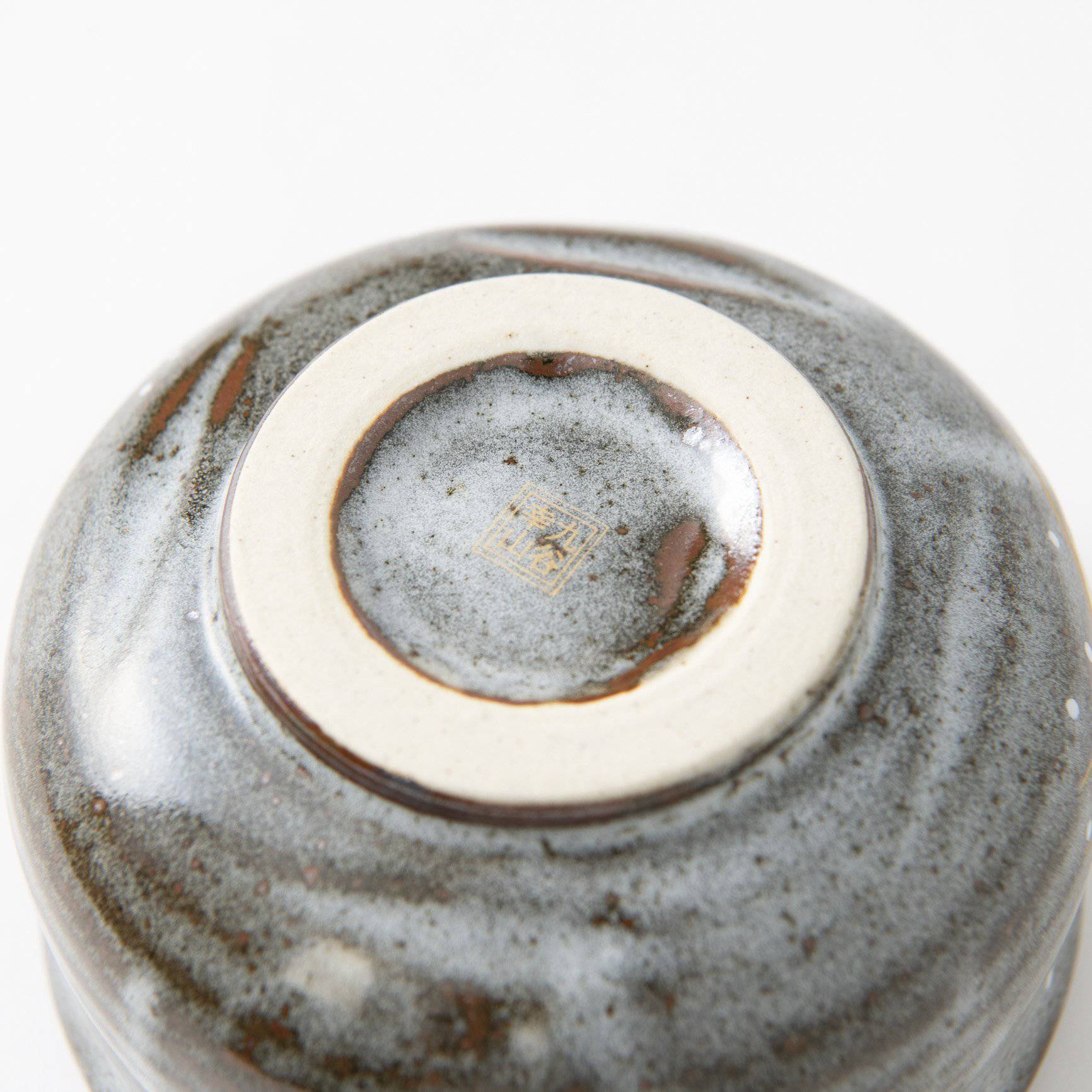 Golden Moon and Rabbit Kutani Matcha Bowl Chawan - MUSUBI KILN - Quality Japanese Tableware and Gift